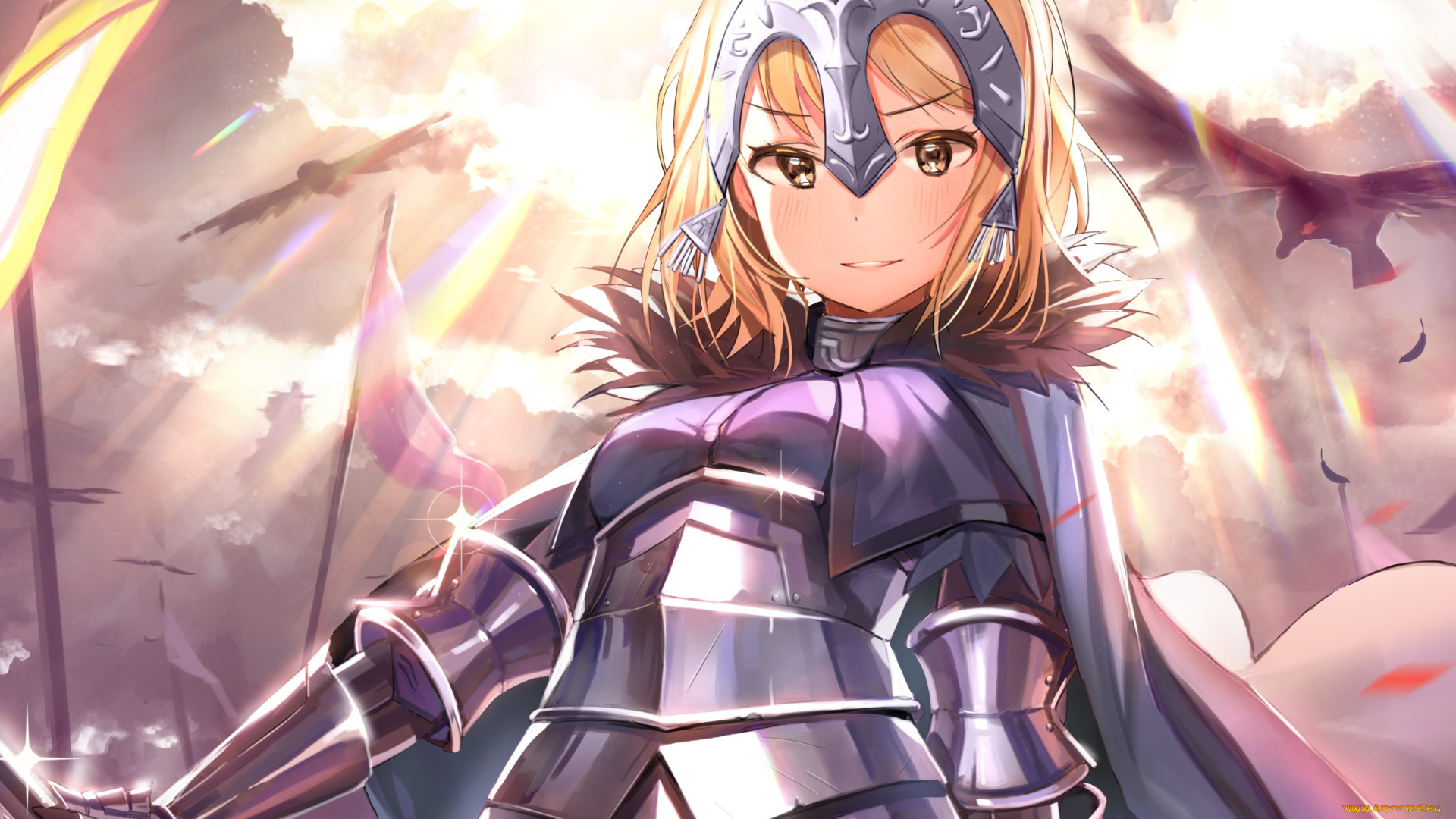 аниме, fate, stay, night, joan, alter