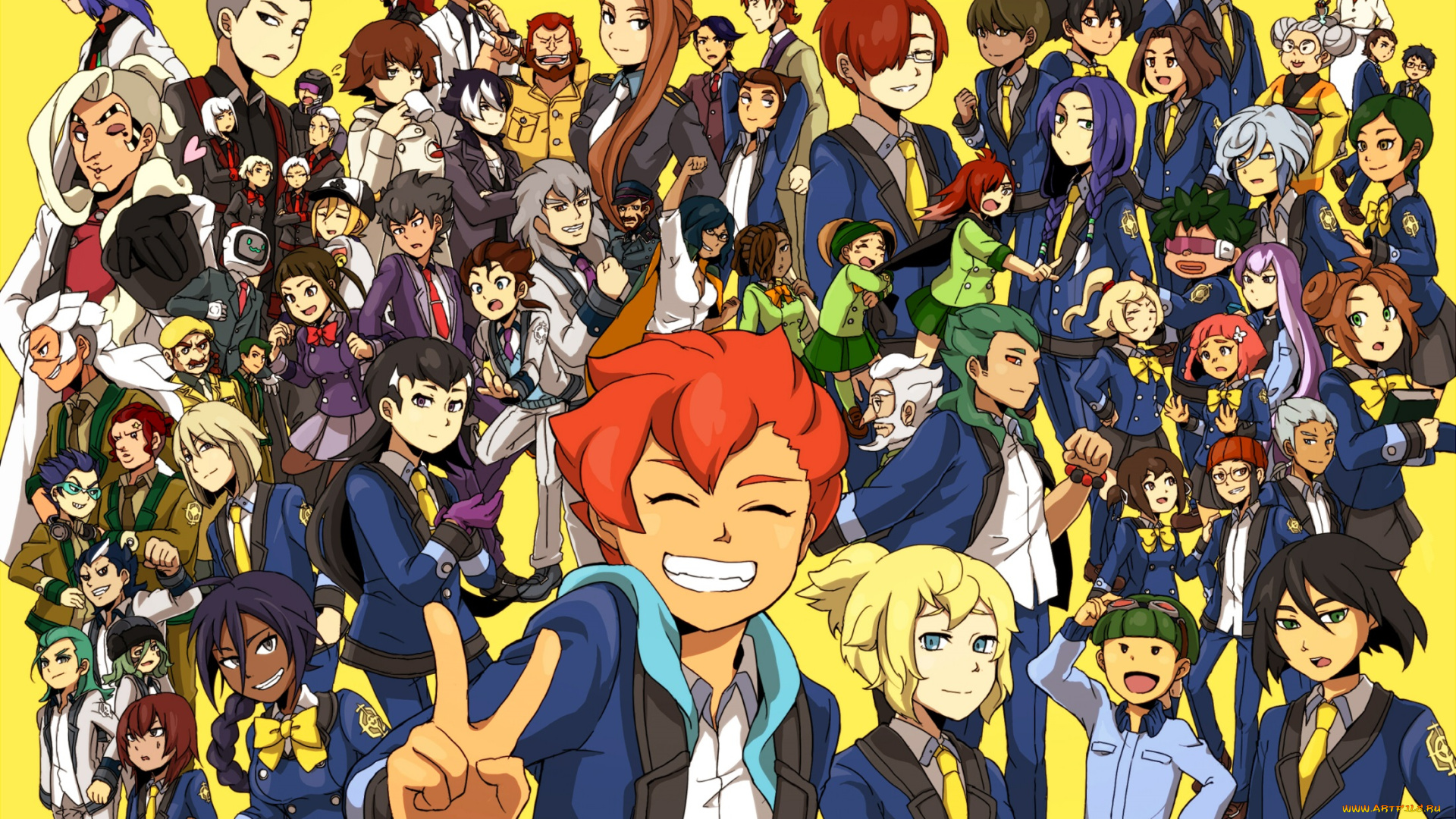 аниме, inazuma, eleven, персонажи