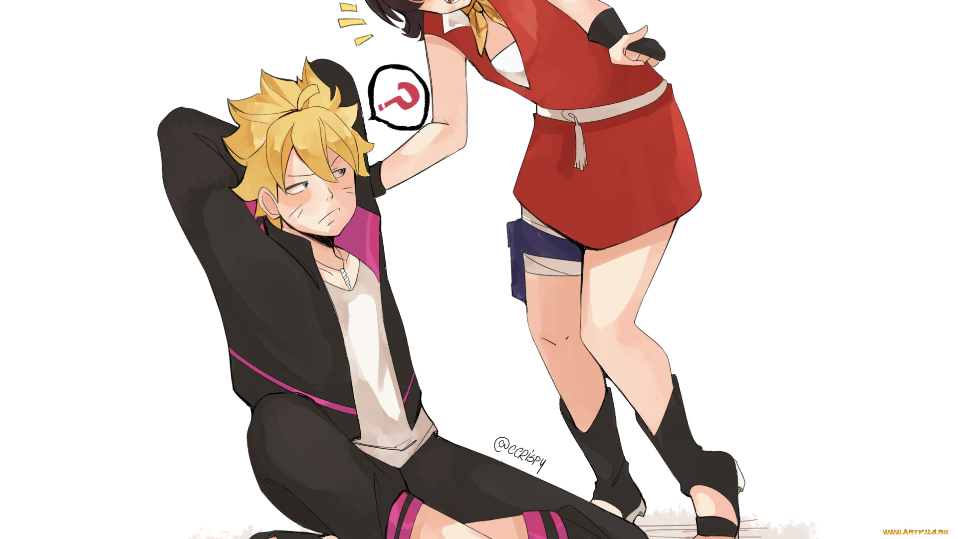 аниме, naruto, боруто, сарада