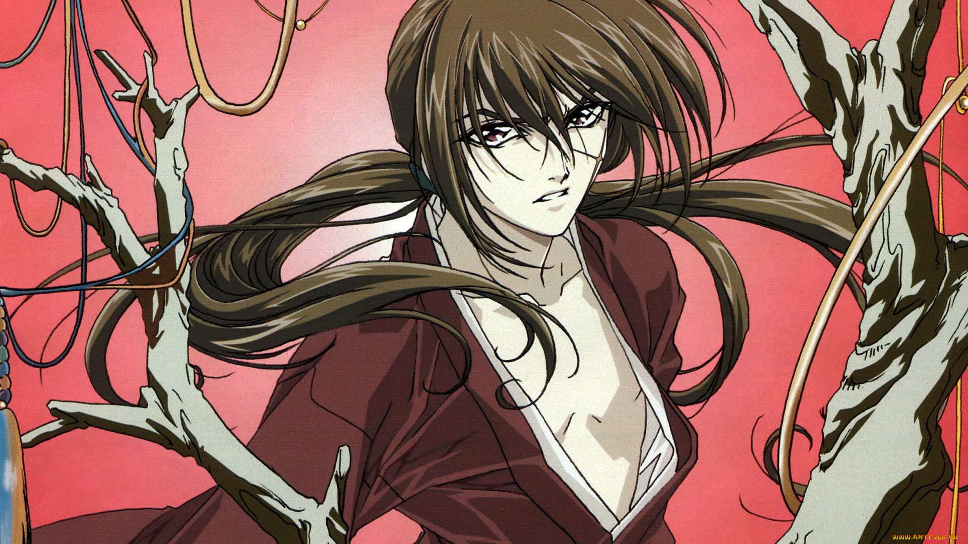 аниме, rurouni, kenshin, кенсин