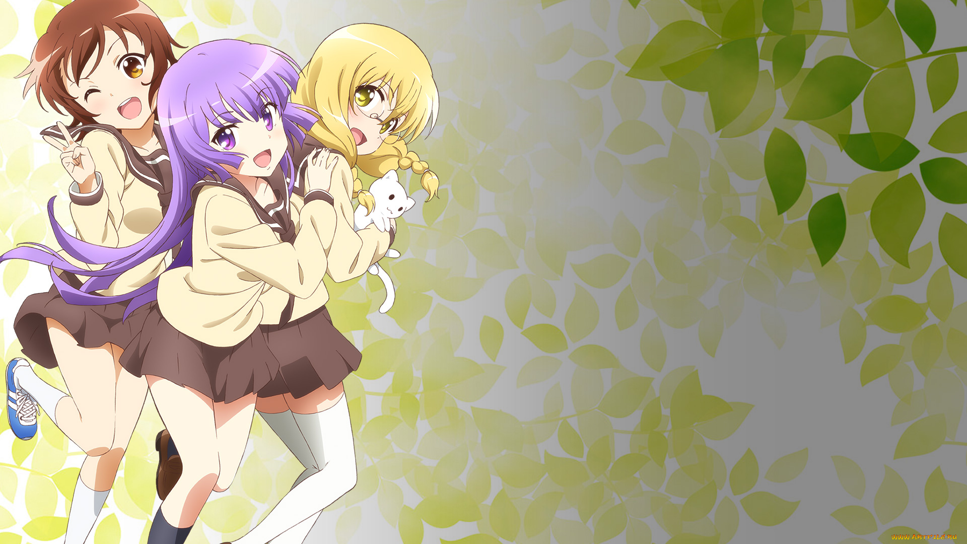 аниме, unknown, , другое, девушка, фон, взгляд