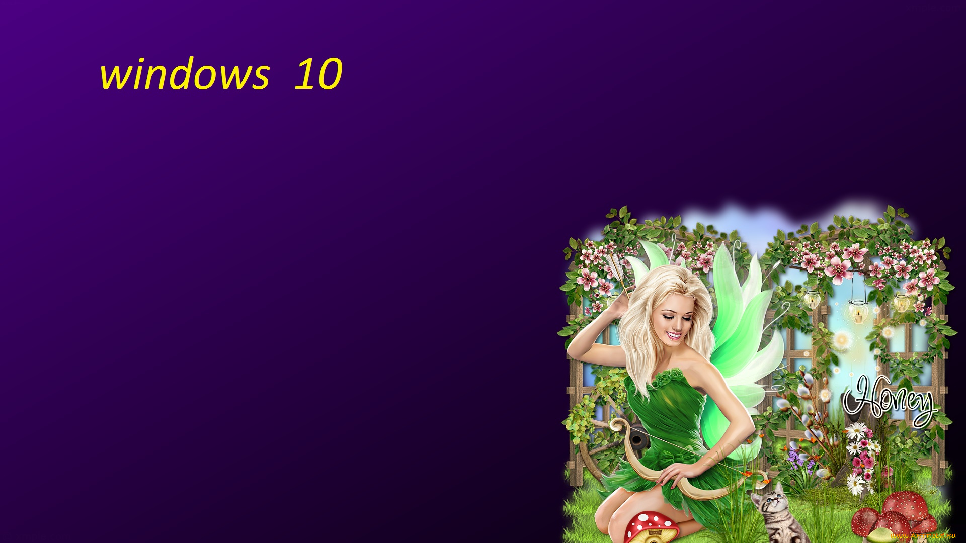 компьютеры, windows, , 10, логотип, фон