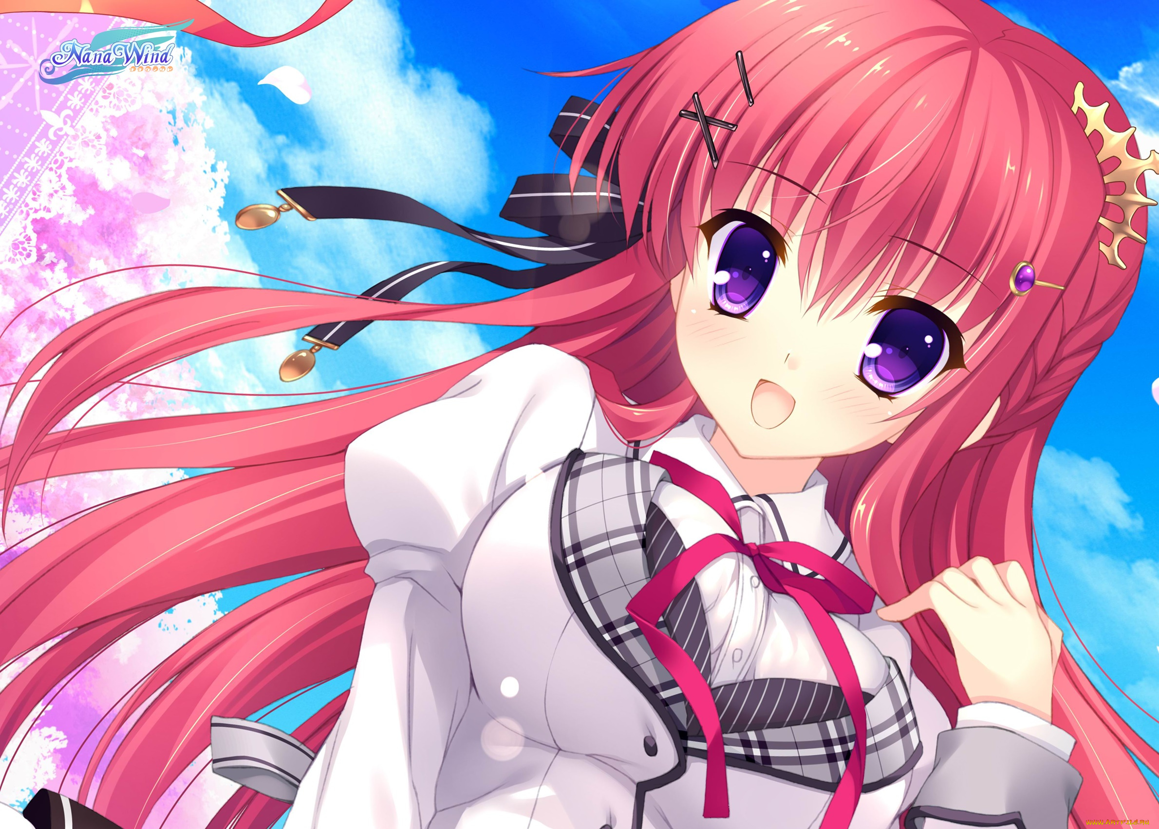 alia`s, carnival, аниме, unknown, , другое, фон, взгляд, девушка