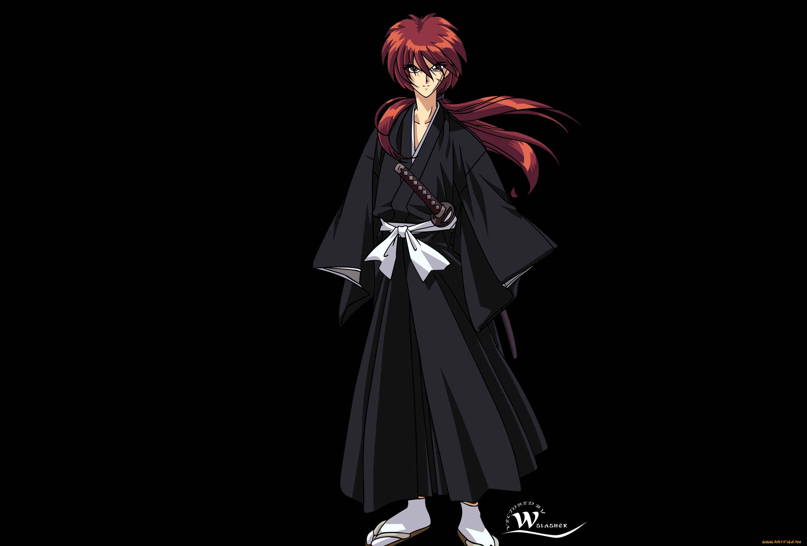 аниме, rurouni, kenshin, кенсин