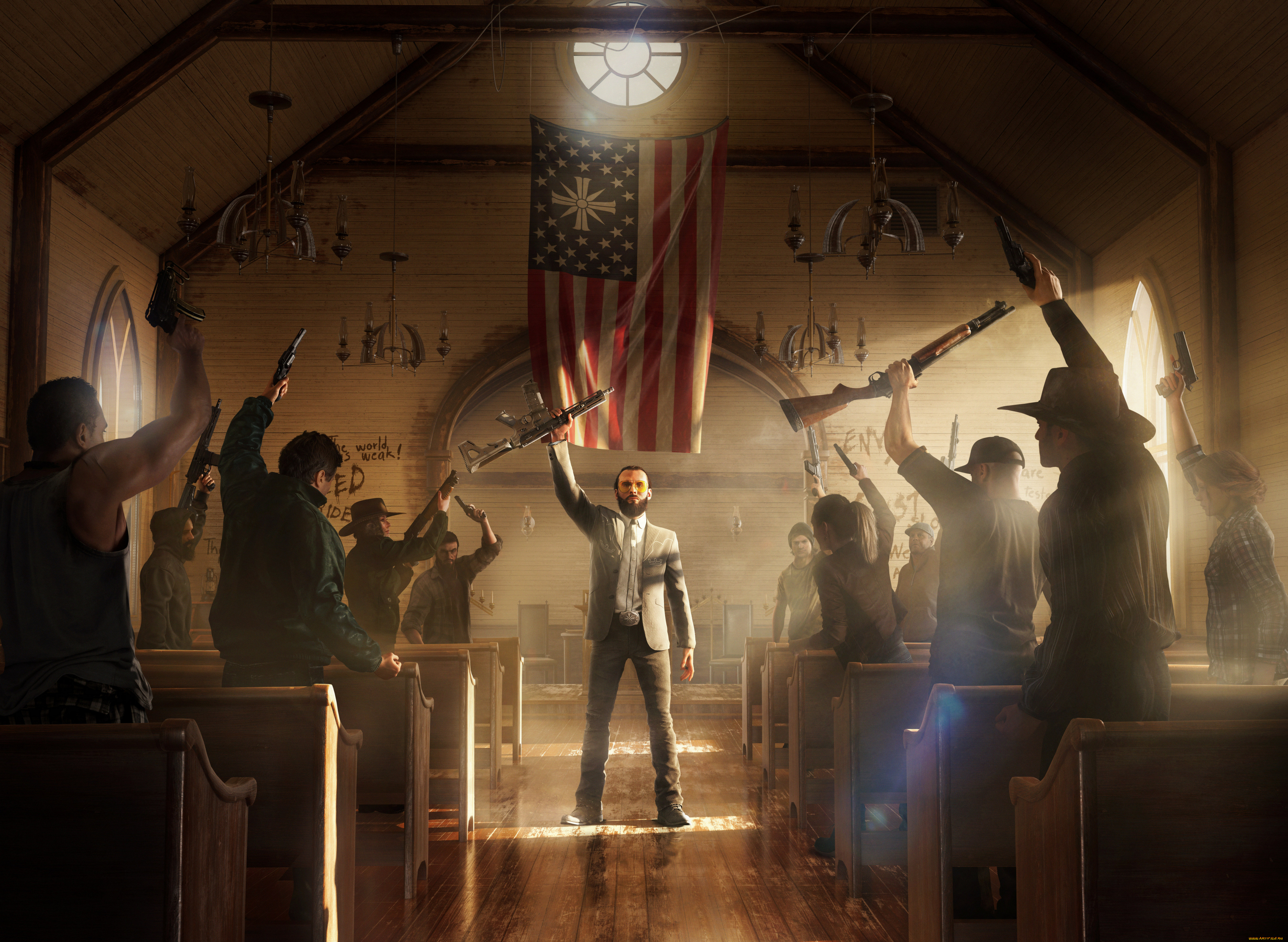 видео, игры, far, cry, 5, action, шутер, far, cry, 5