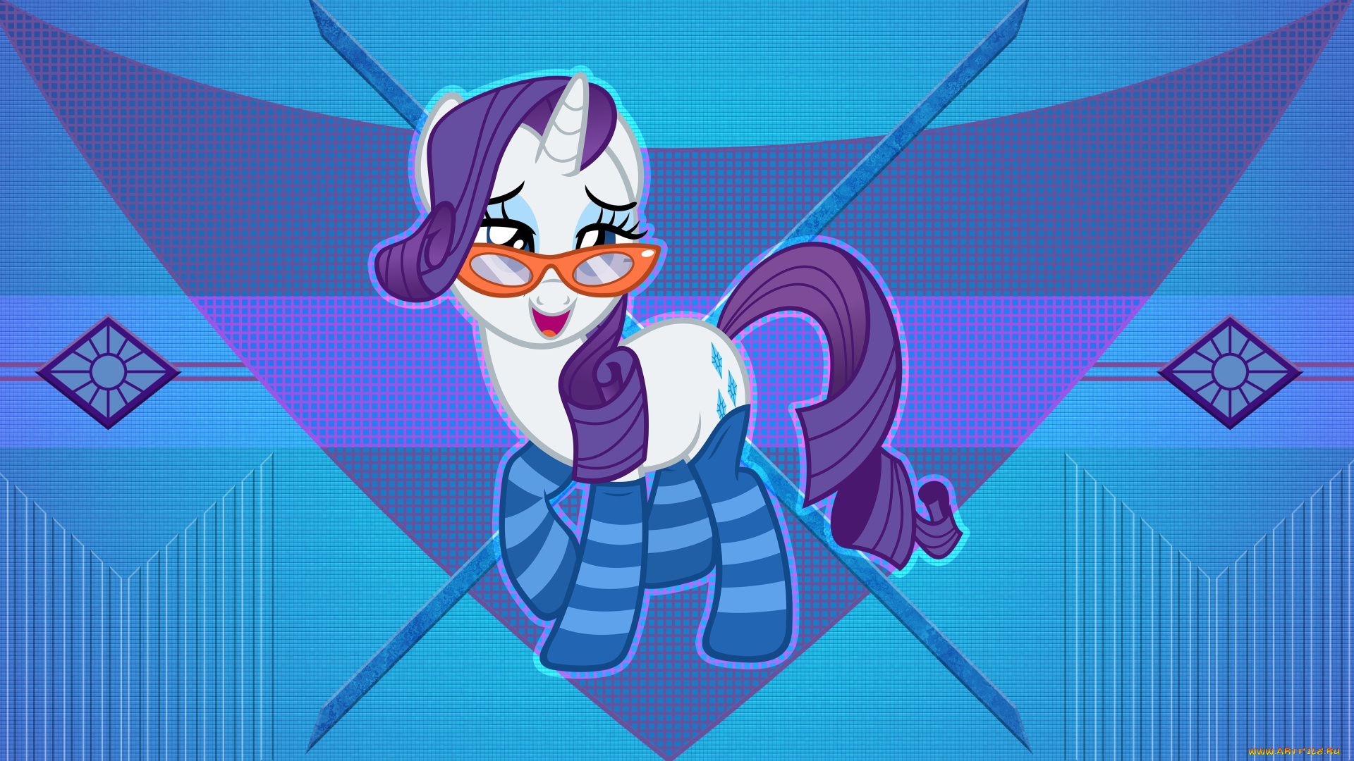 мультфильмы, my, little, pony, фон, пони