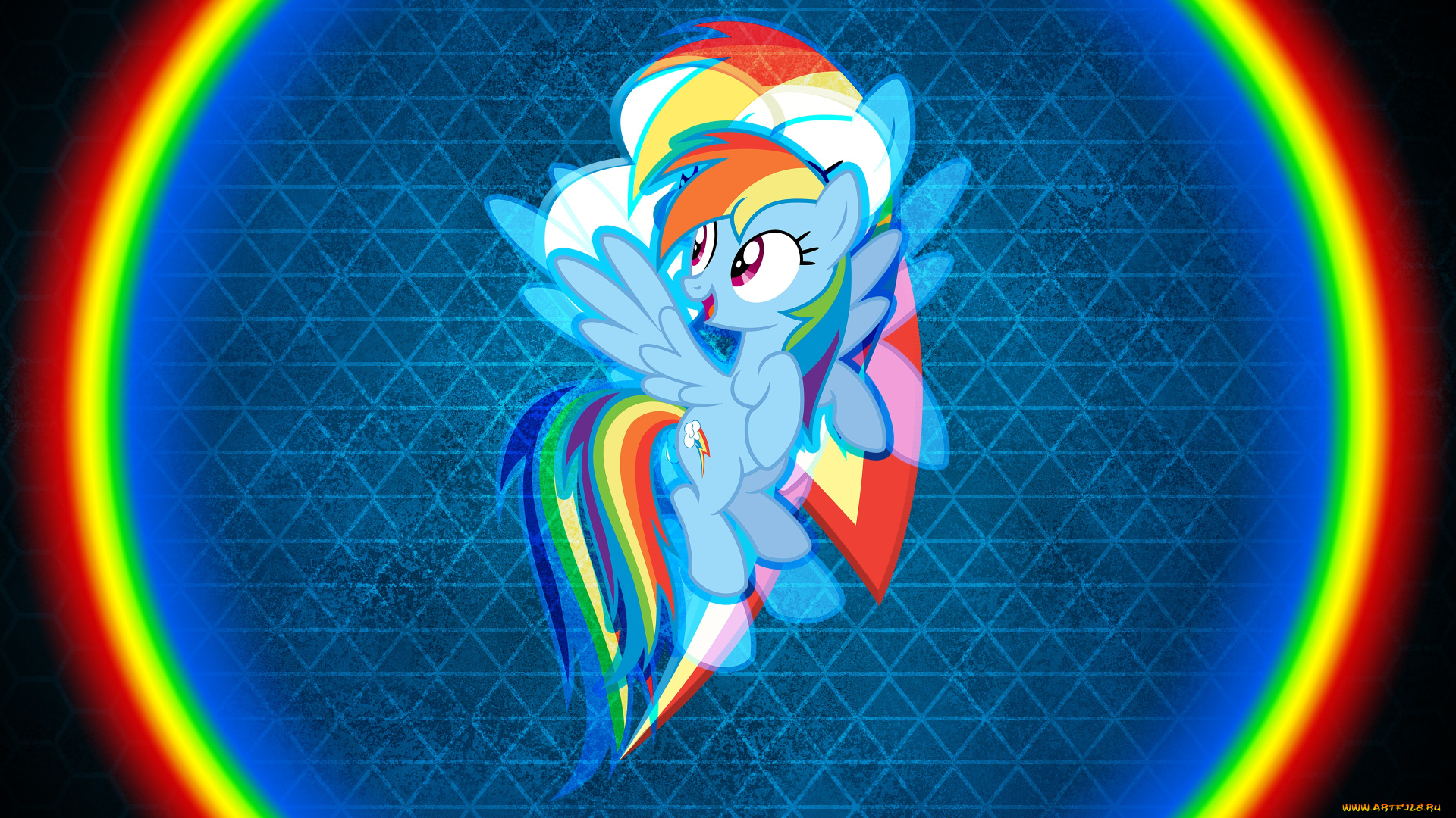 мультфильмы, my, little, pony, фон, пони