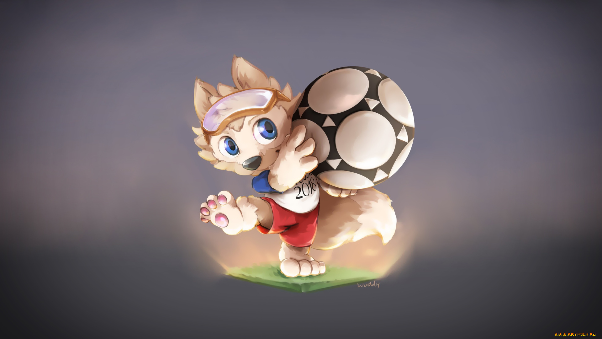 спорт, 3d, рисованные, world, cup, 2018, Чм, в, россии, фифа, мяч, fifa, россия, Чемпионата, мира, волк, mascotte, Чемпионат, по, футболу, футбол, талисман, маскот, забивака