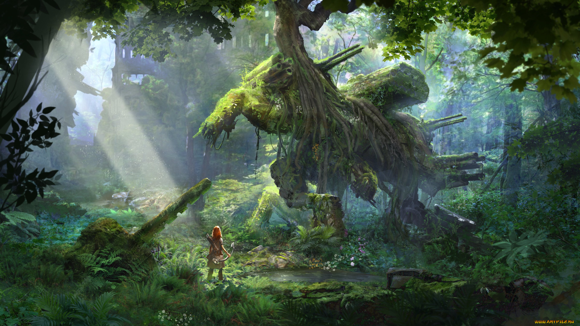 видео, игры, horizon, zero, dawn, арт, action, horizon, zero, dawn, ролевая