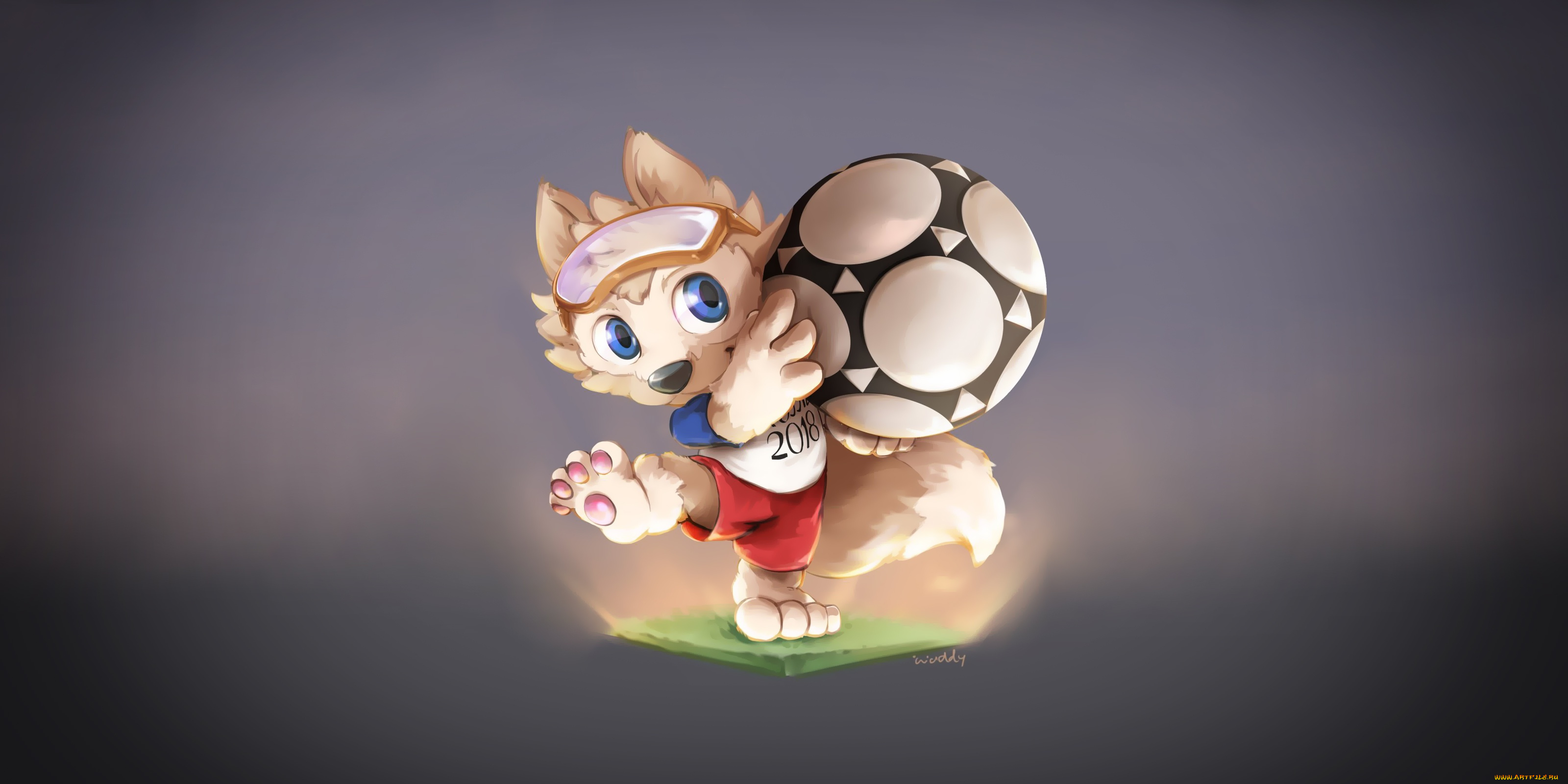 спорт, 3d, рисованные, world, cup, 2018, Чм, в, россии, фифа, мяч, fifa, россия, Чемпионата, мира, волк, mascotte, Чемпионат, по, футболу, футбол, талисман, маскот, забивака