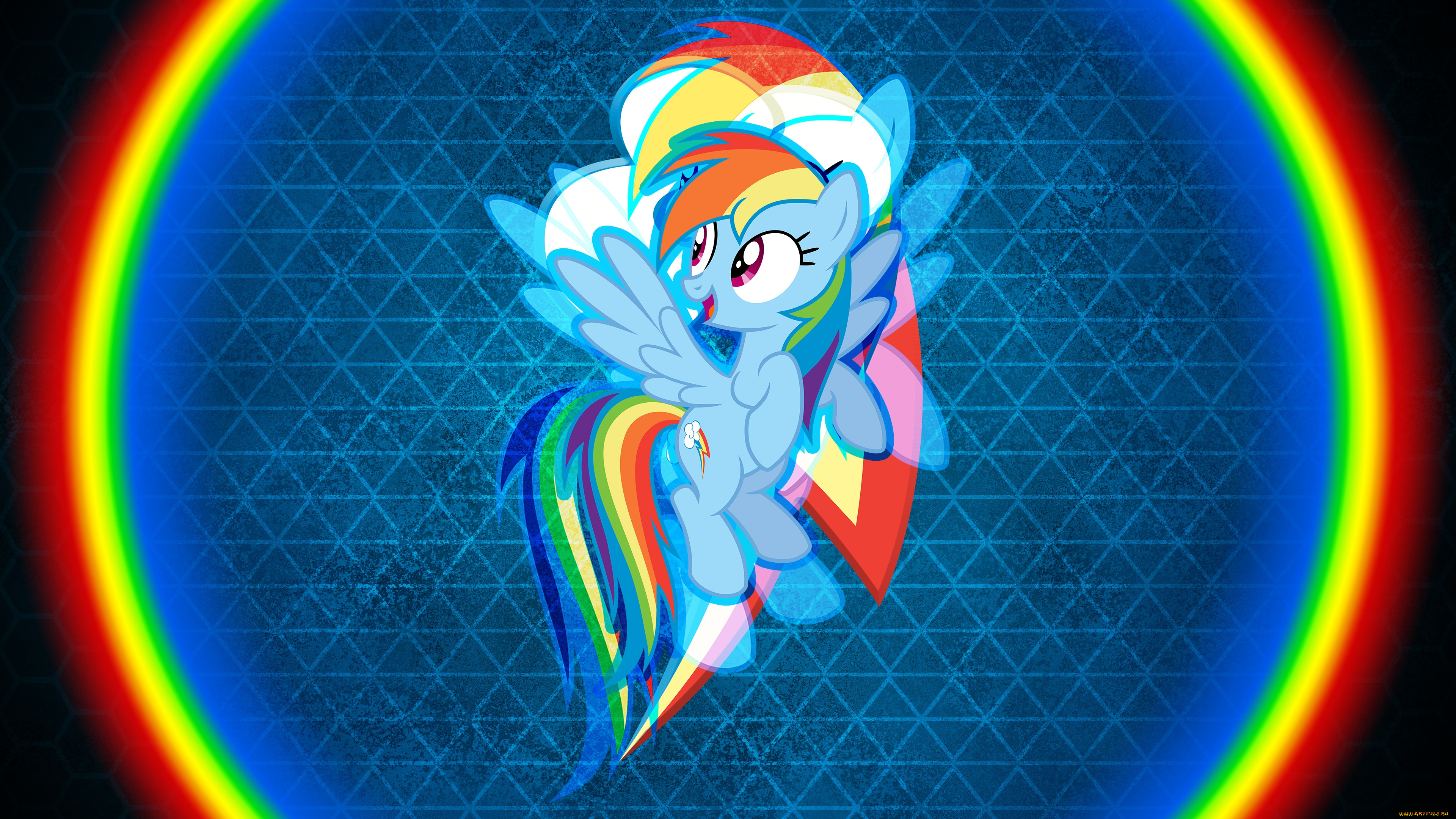 мультфильмы, my, little, pony, фон, пони