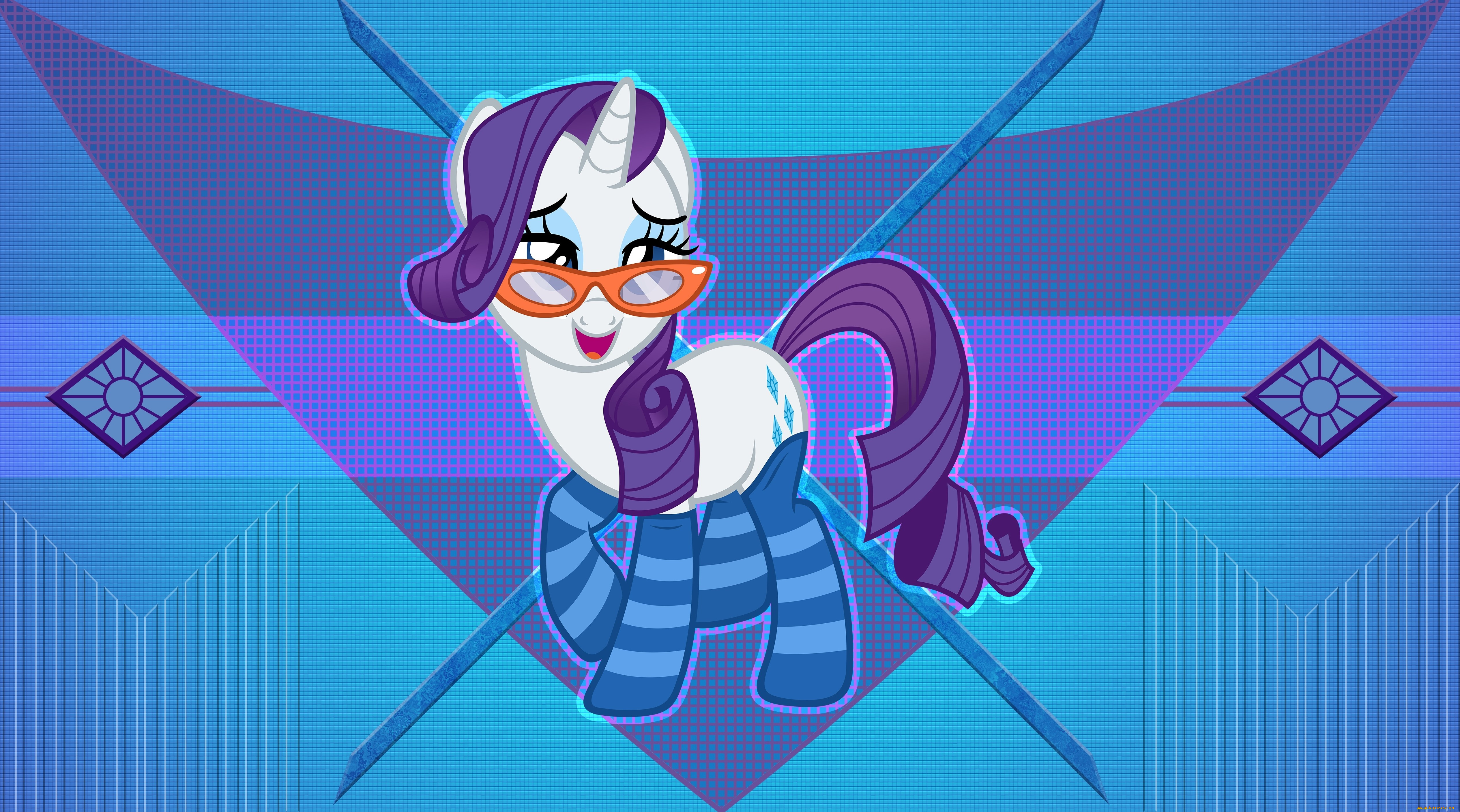 мультфильмы, my, little, pony, фон, пони