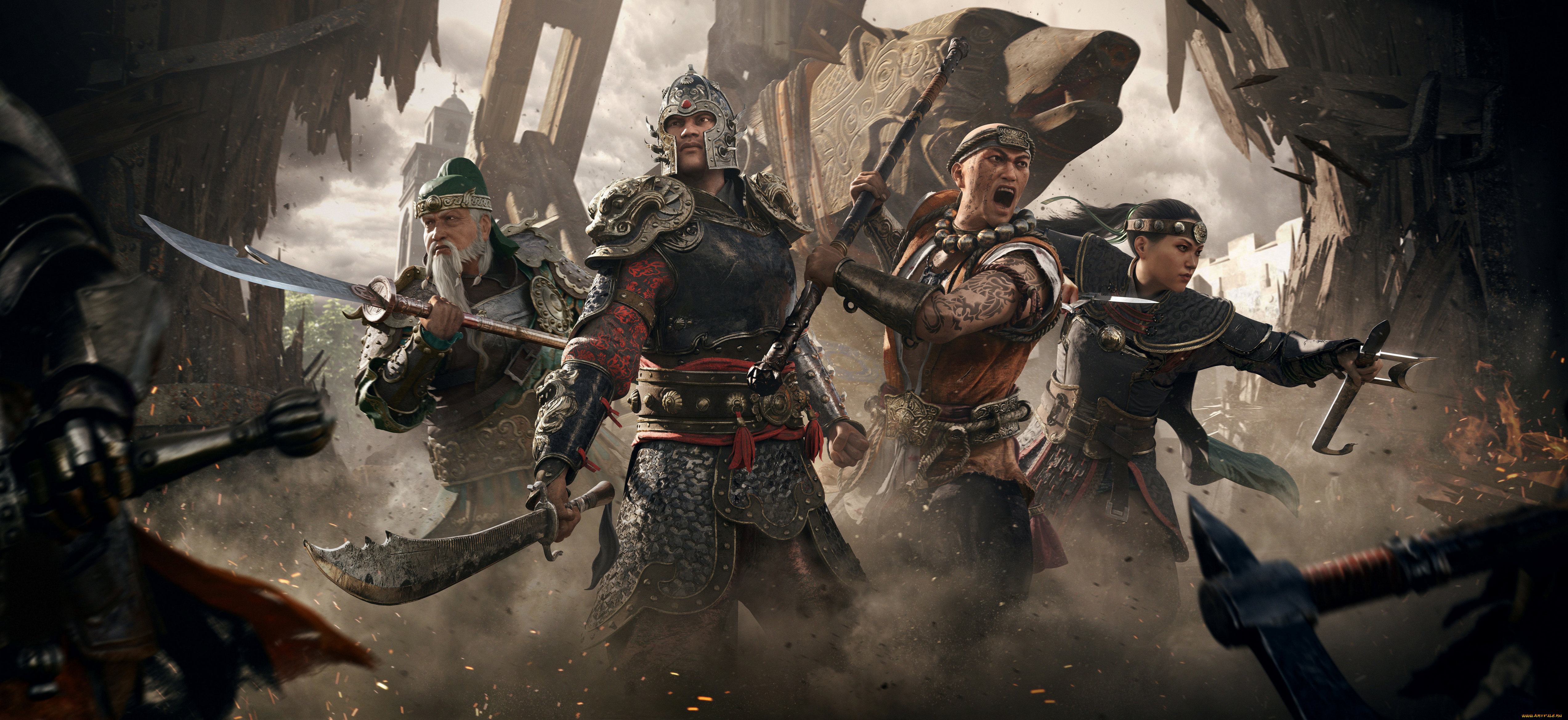 видео, игры, for, honor, for, honor, action, шутер, файтинг