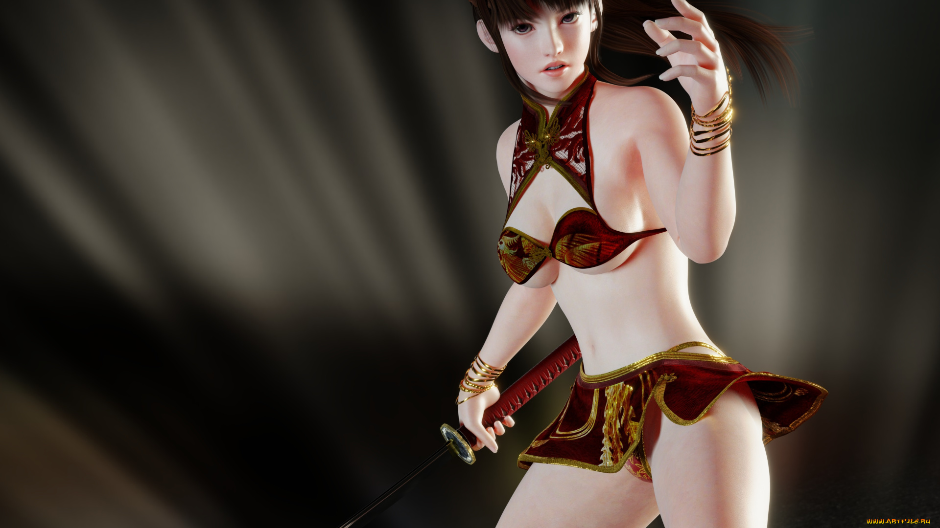 3д, графика, люди, , people, фон, взгляд, девушка