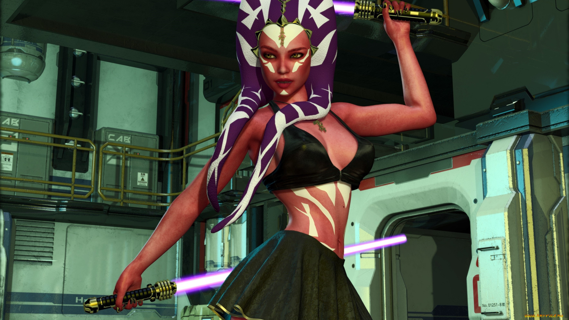 3д, графика, существа, , creatures, фон, взгляд, девушка