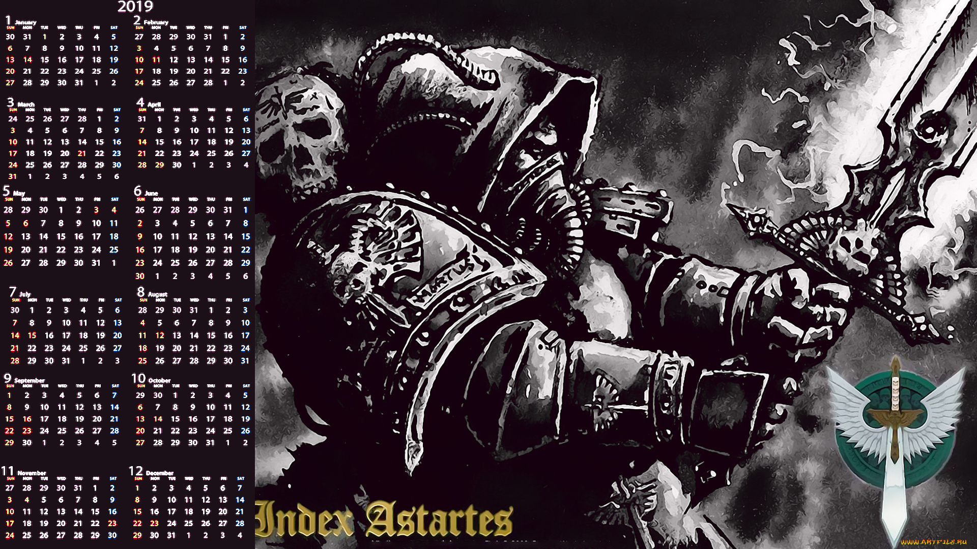 календари, видеоигры, воин, оружие