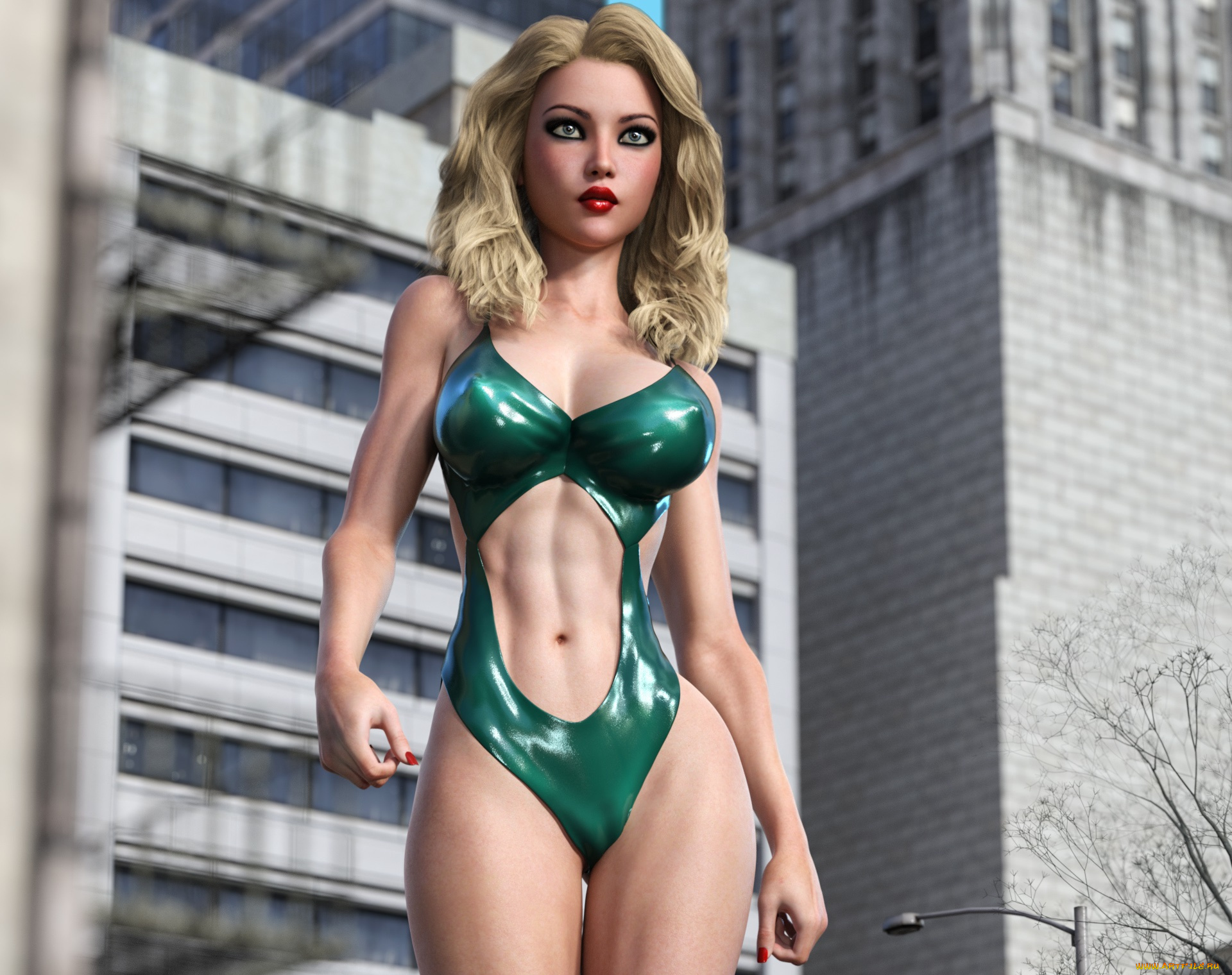 3д, графика, люди, , people, девушка, взгляд, фон