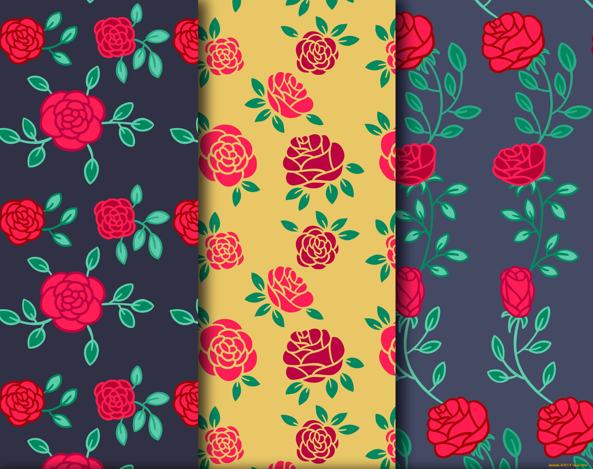 векторная, графика, цветы, , flowers, фон, розы