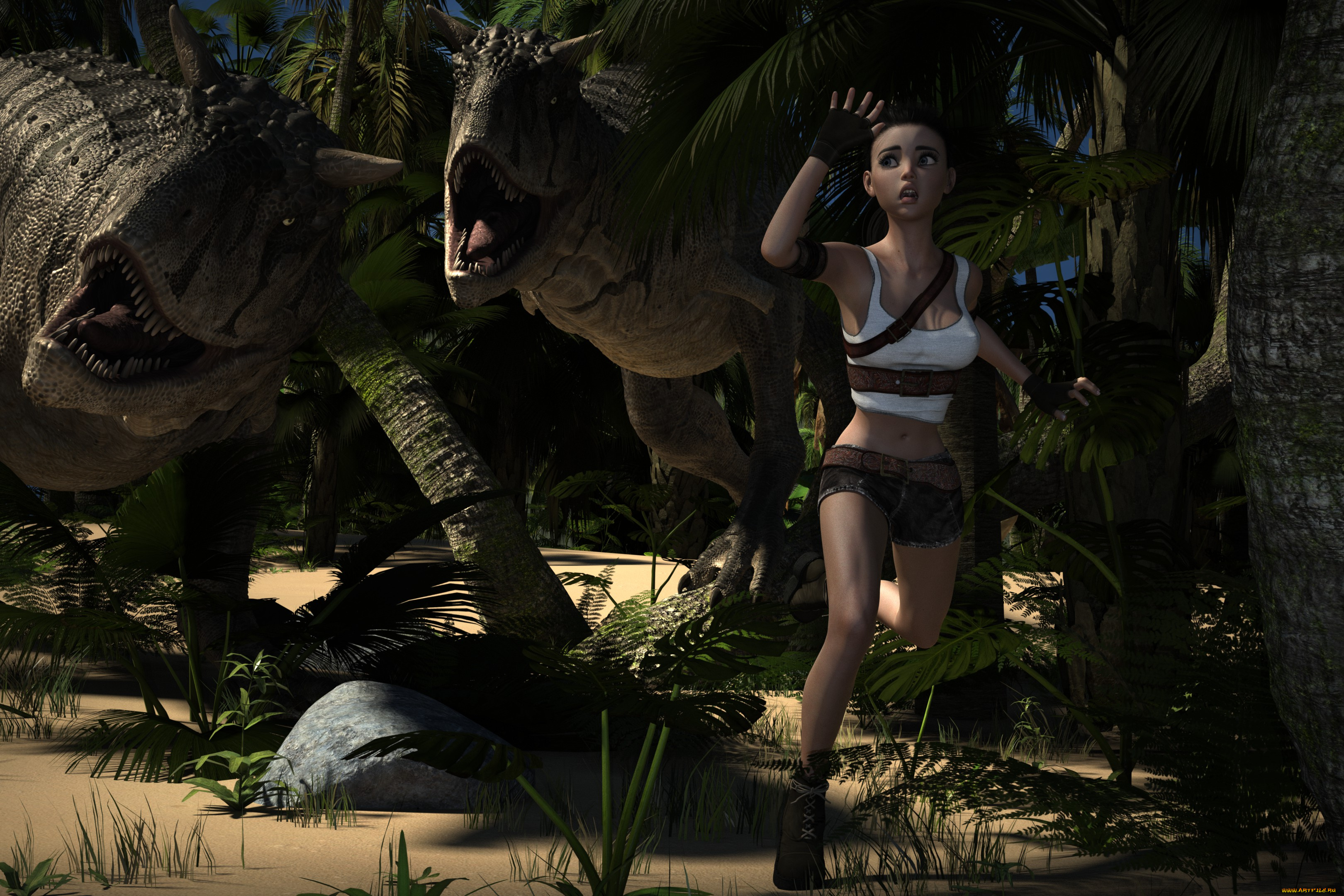 3д, графика, фантазия, , fantasy, девушка, взгляд, фон