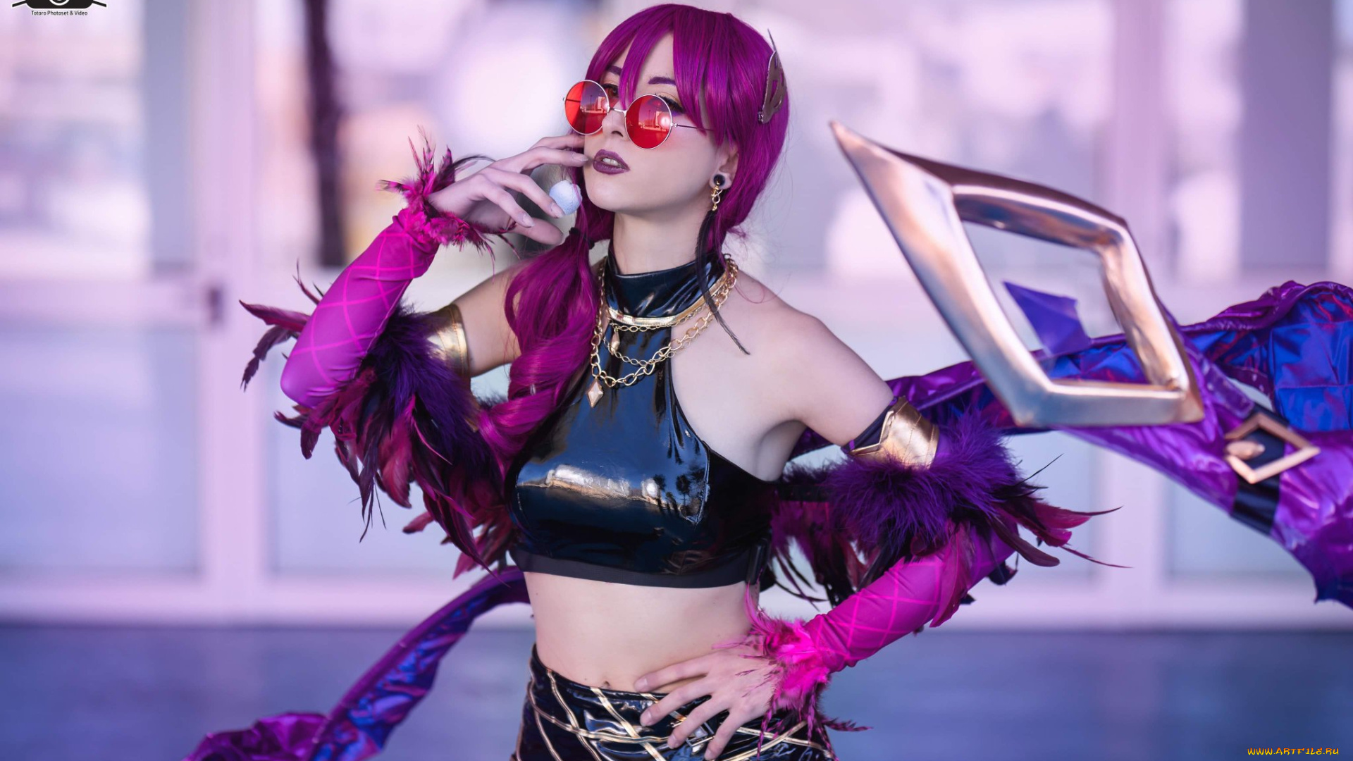 девушки, -, креатив, , косплей, костюм, очки, leiamyrsky