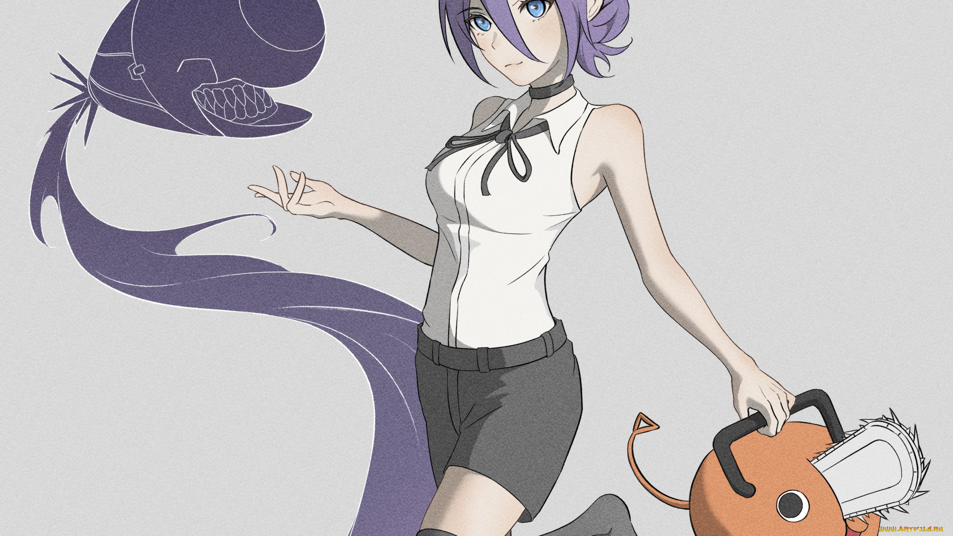 аниме, chainsaw, man, chainsaw, man