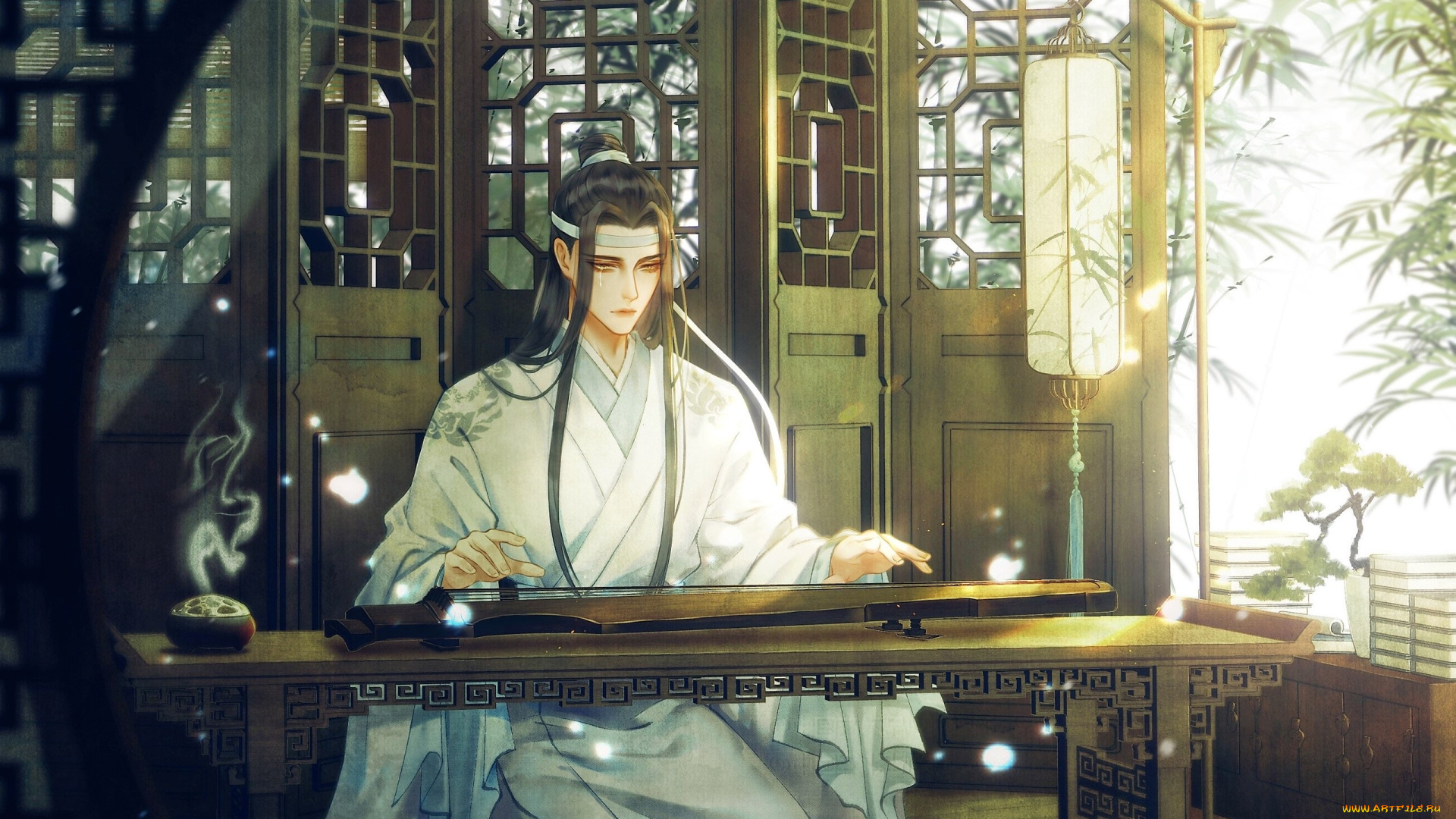 аниме, mo, dao, zu, shi, лань, ванцзи, гуцинь