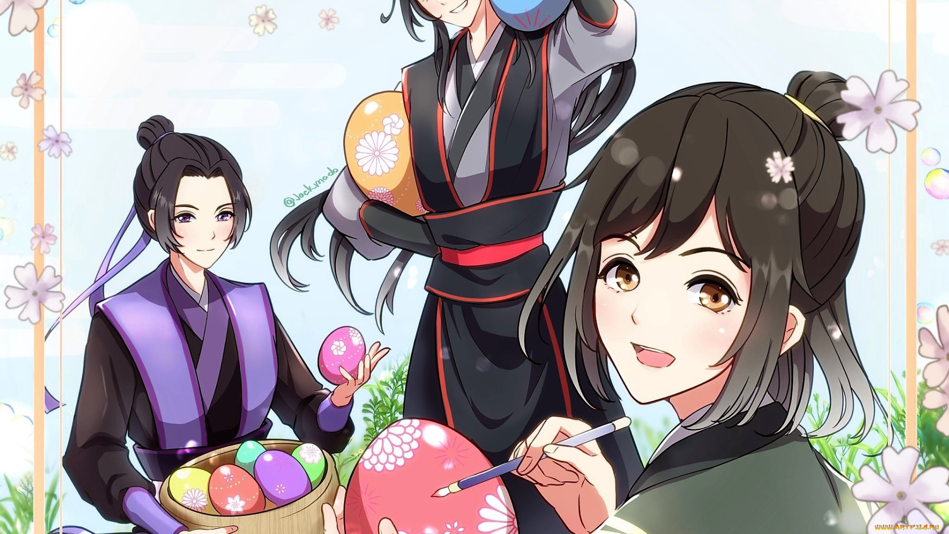 аниме, mo, dao, zu, shi, вэй, усянь, цзян, чэн, не, хуайсан, яйца, пасха