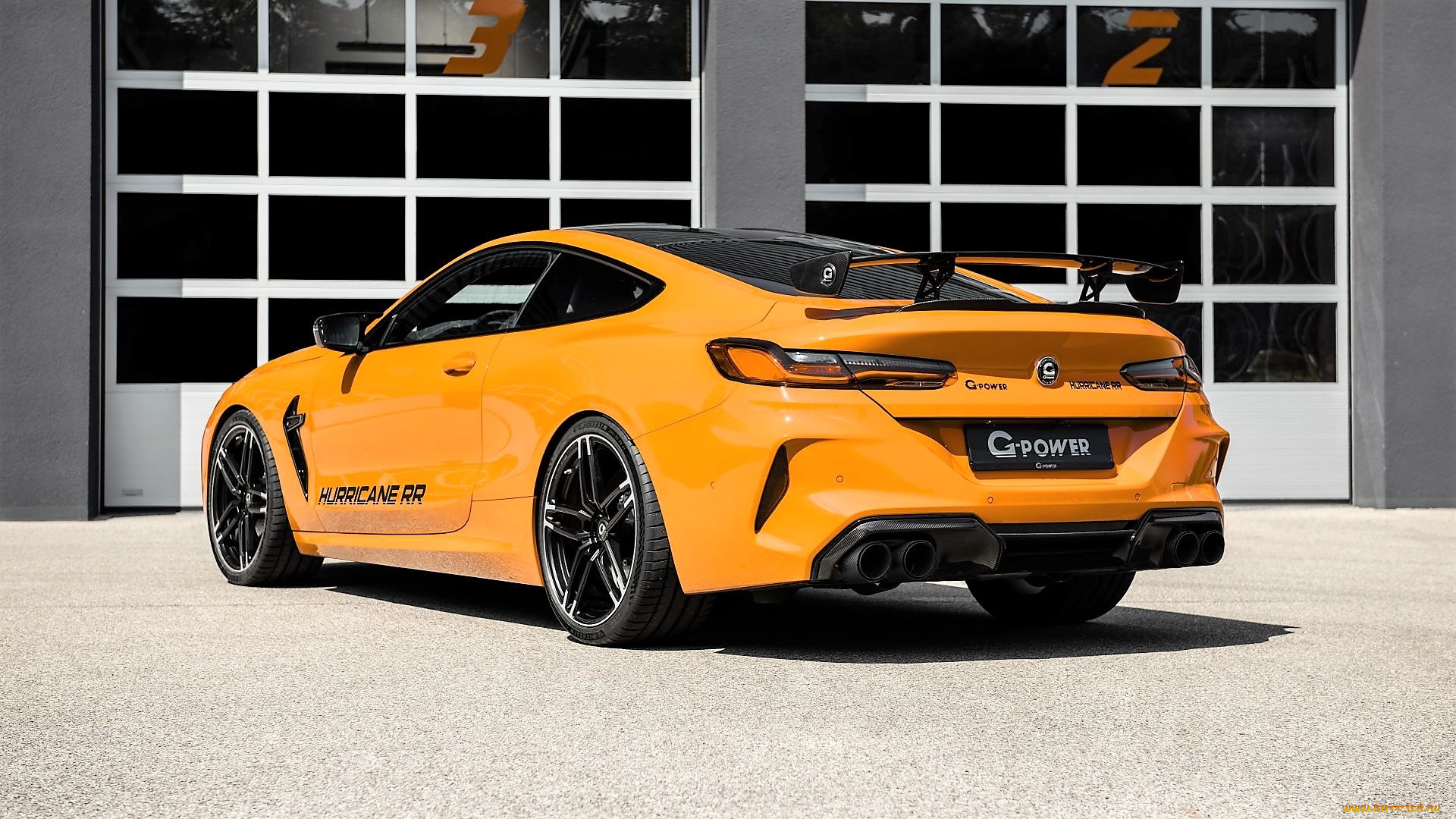 g-power, g8m, hurricane, rr, автомобили, bmw, желтый, здание
