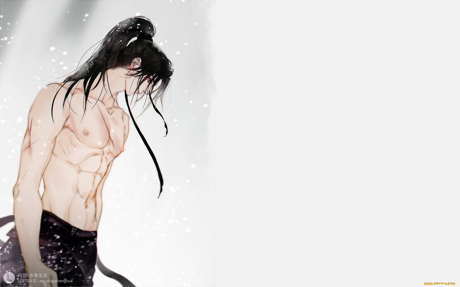 аниме, unknown, , другое, , парень, торс