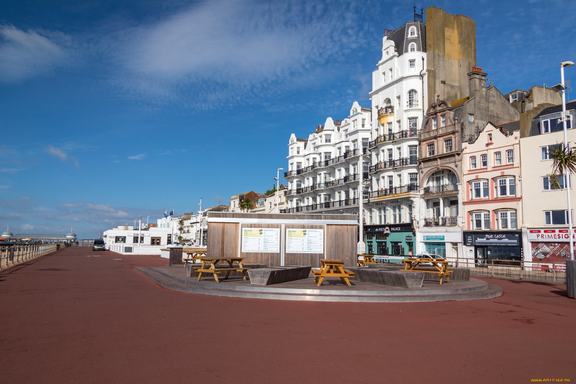 hastings, united, kingdom, города, -, улицы, , площади, , набережные, united, kingdom