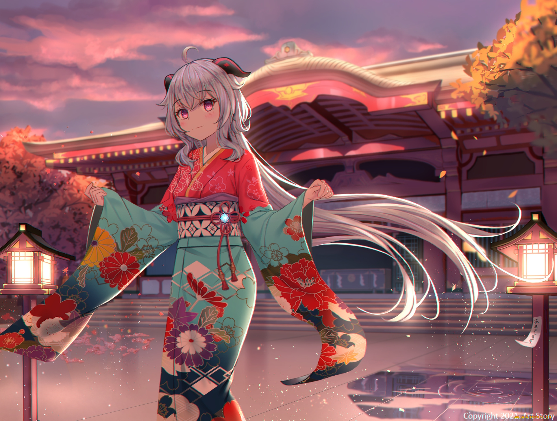 аниме, genshin, impact, genshin, impact