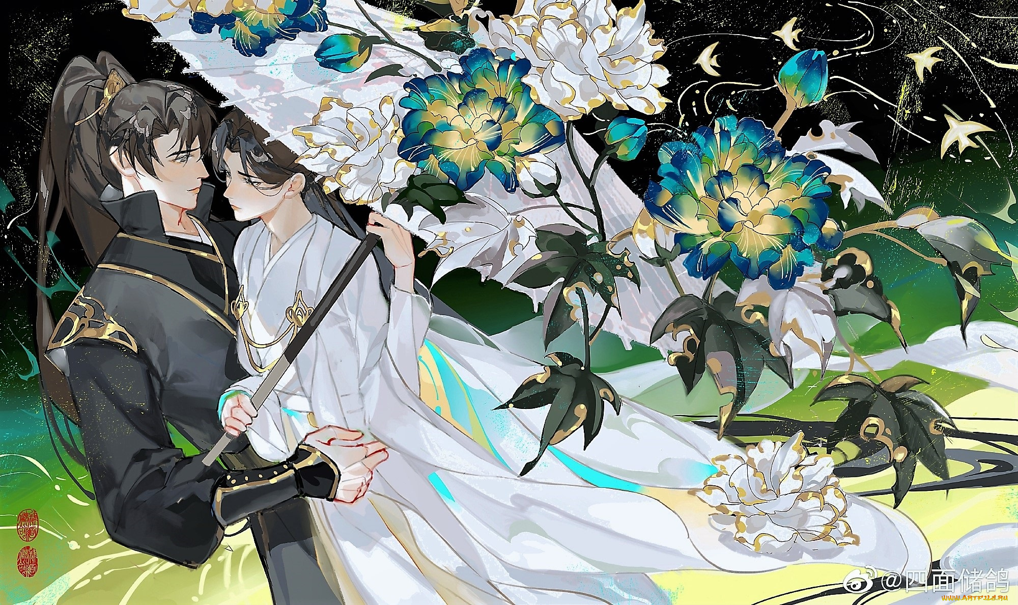 аниме, the, husky, and, his, white, cat, shizun, хаски, и, его, учитель, белый, кот