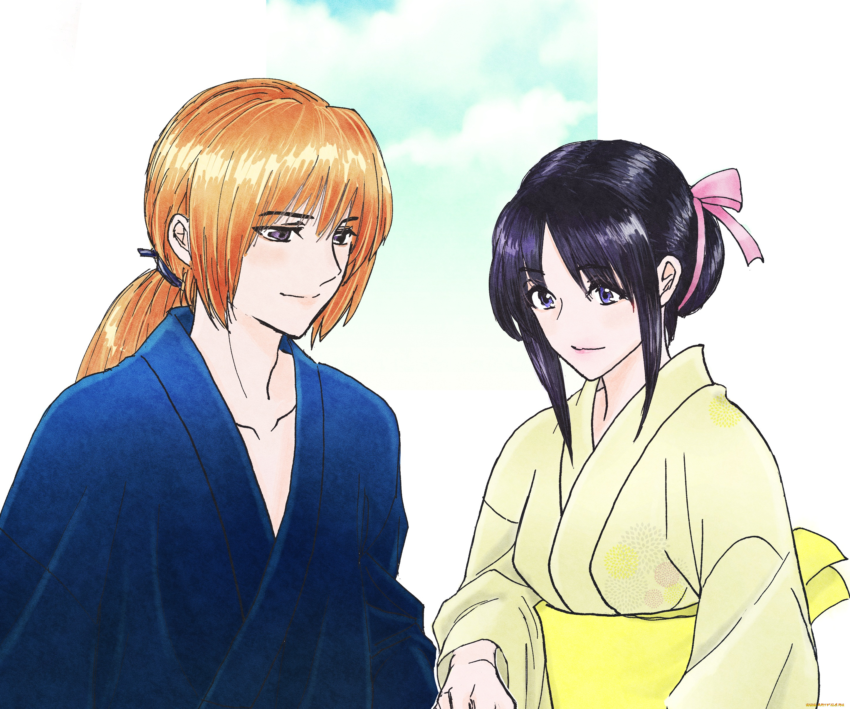 аниме, rurouni, kenshin, rurouni, kenshin