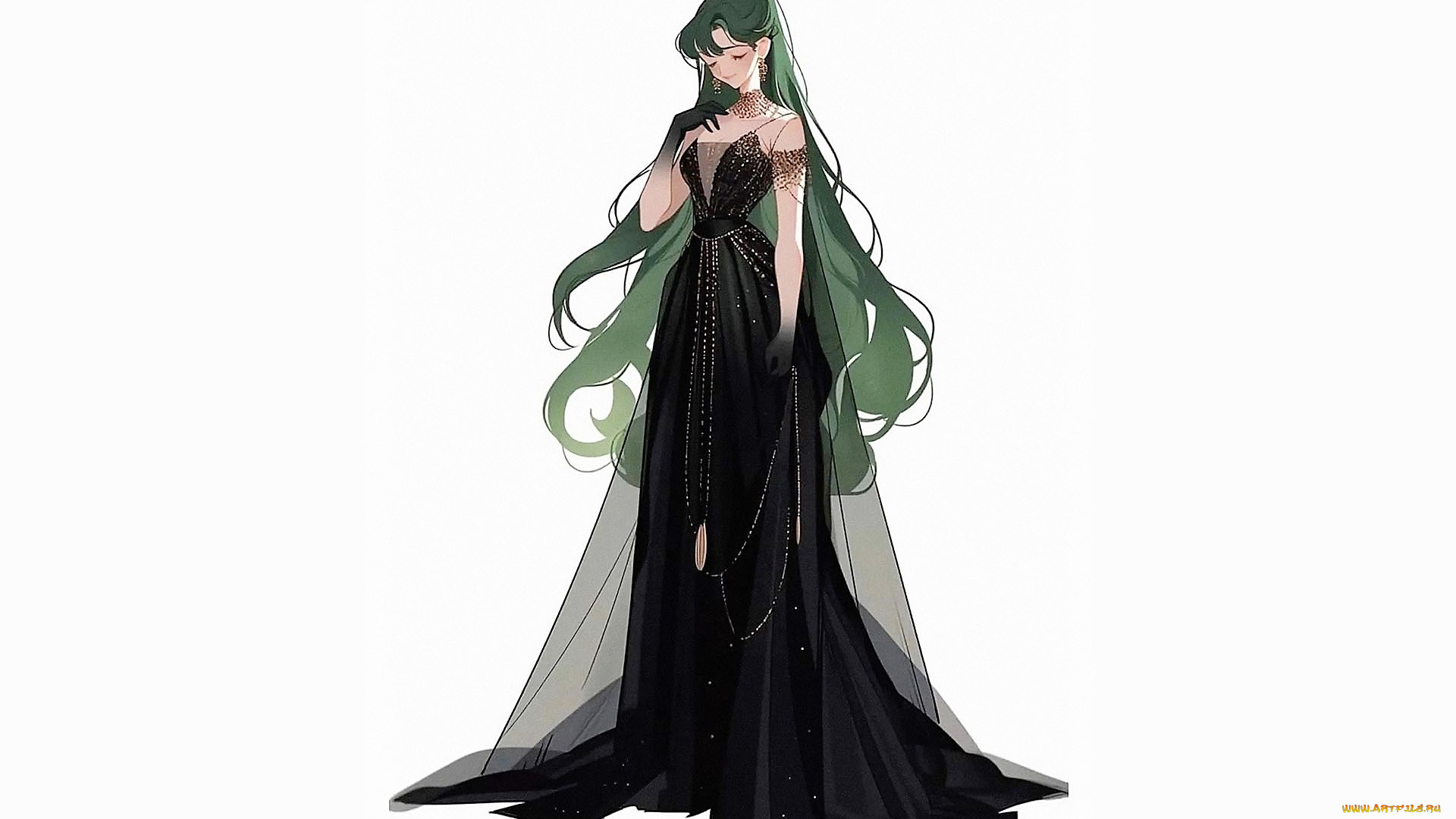 аниме, sailor, moon, девушка, платье