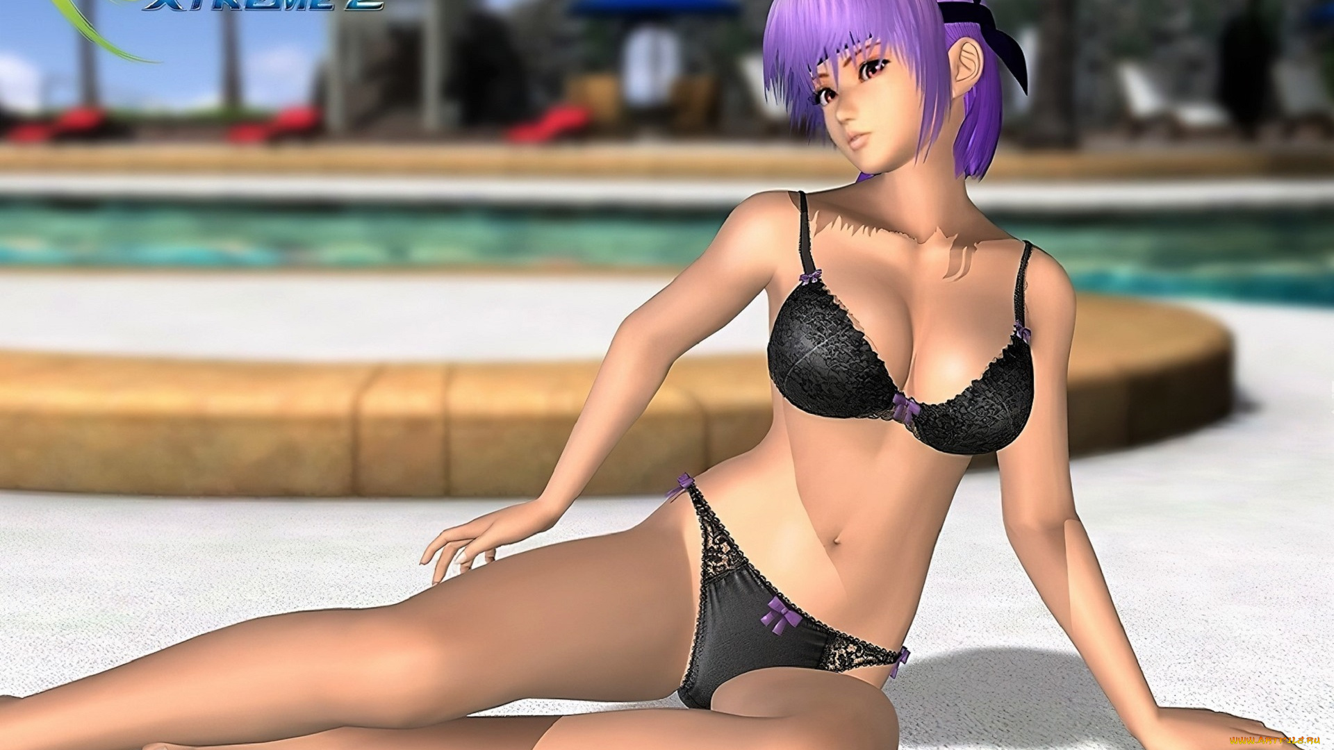 видео, игры, dead, or, alive, , xtreme, 2, девушка, купальник, бассейн