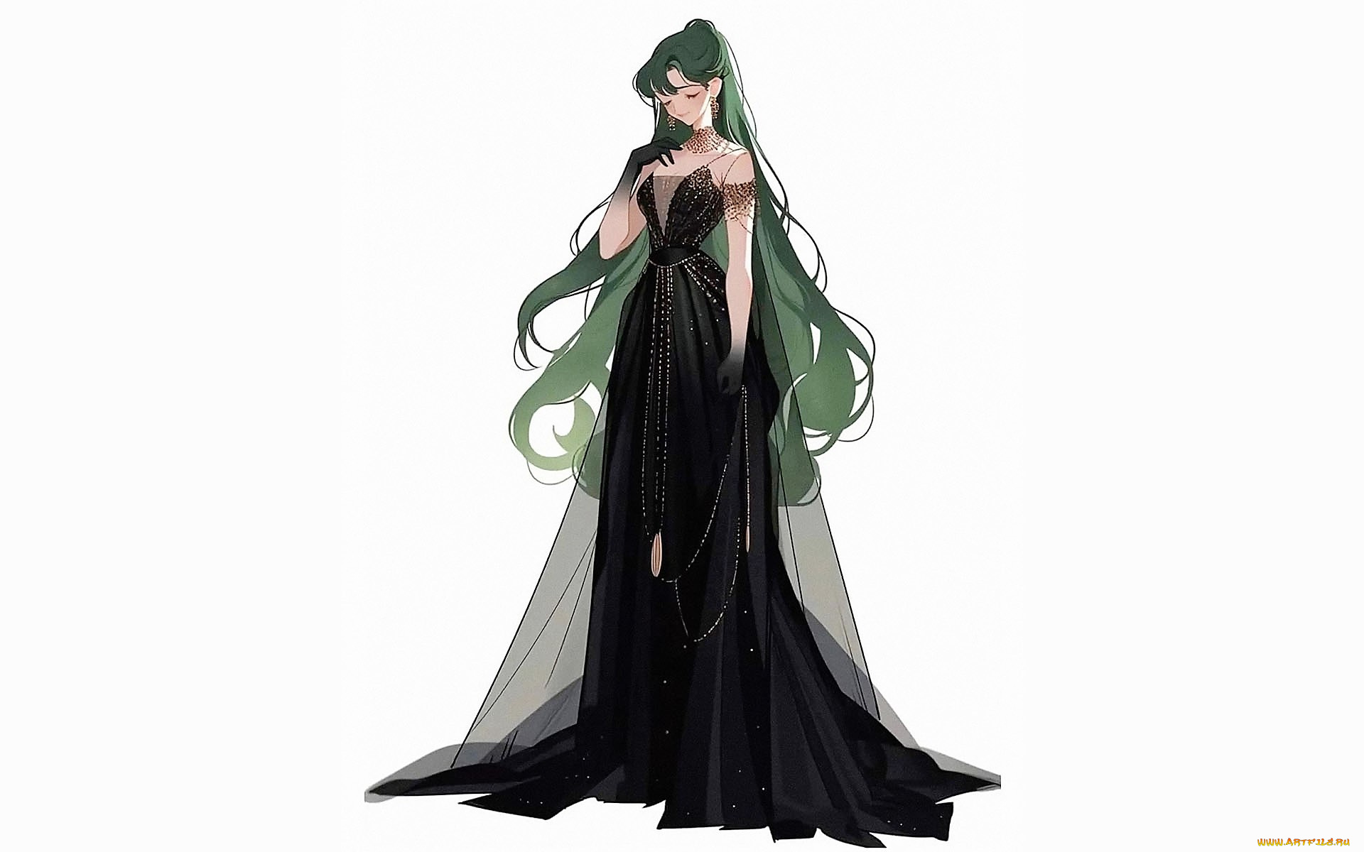 аниме, sailor, moon, девушка, платье