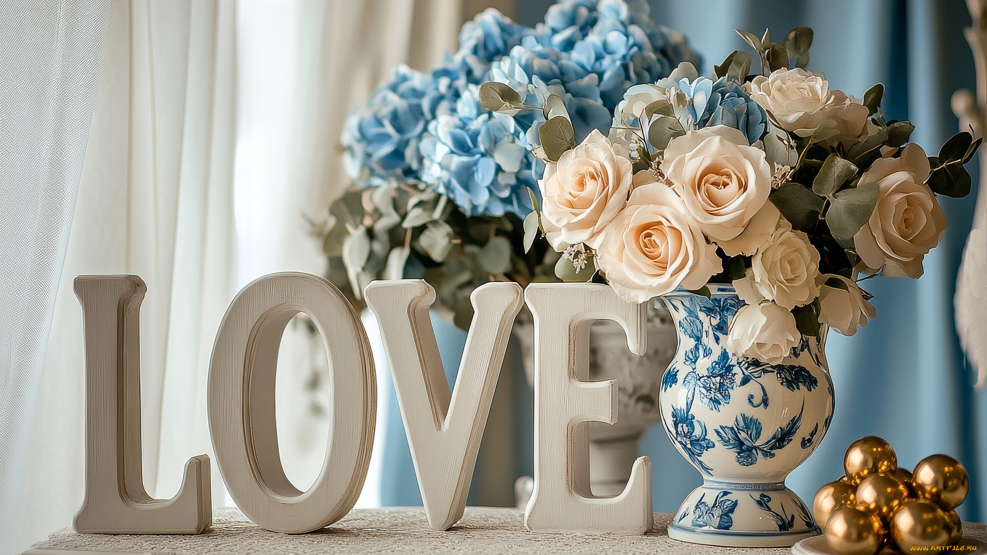 3д, графика, праздники, , holidays, букет, надпись