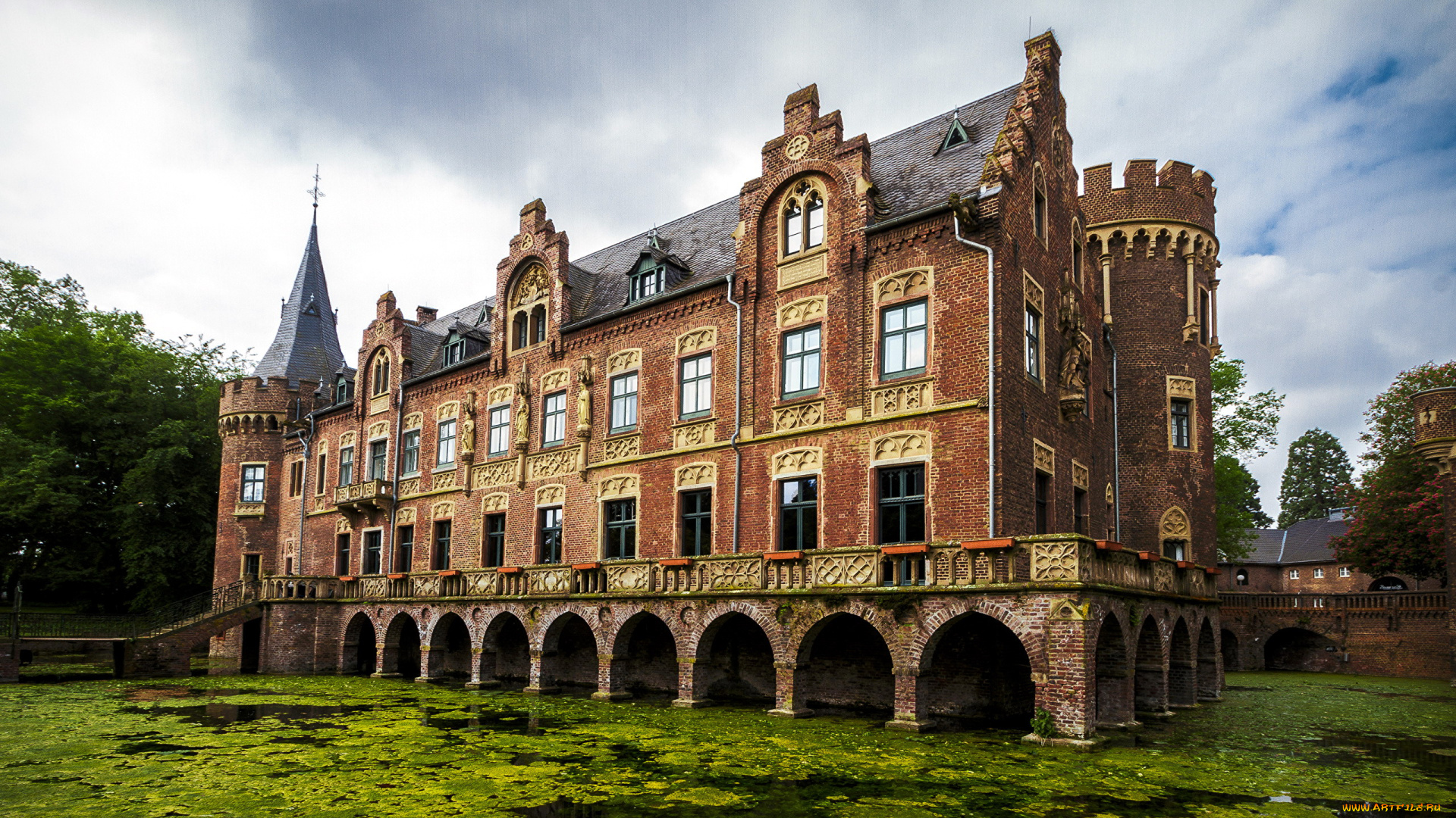 paffendorf, castle, germany, города, замки, германии, paffendorf, castle