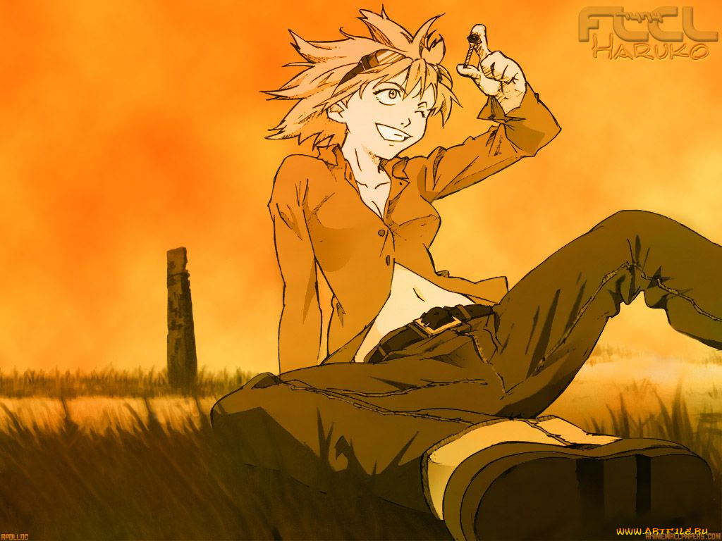 аниме, flcl