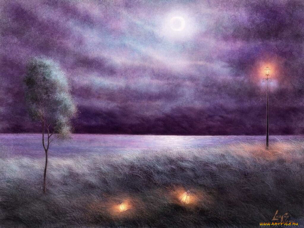 рисованные, природа