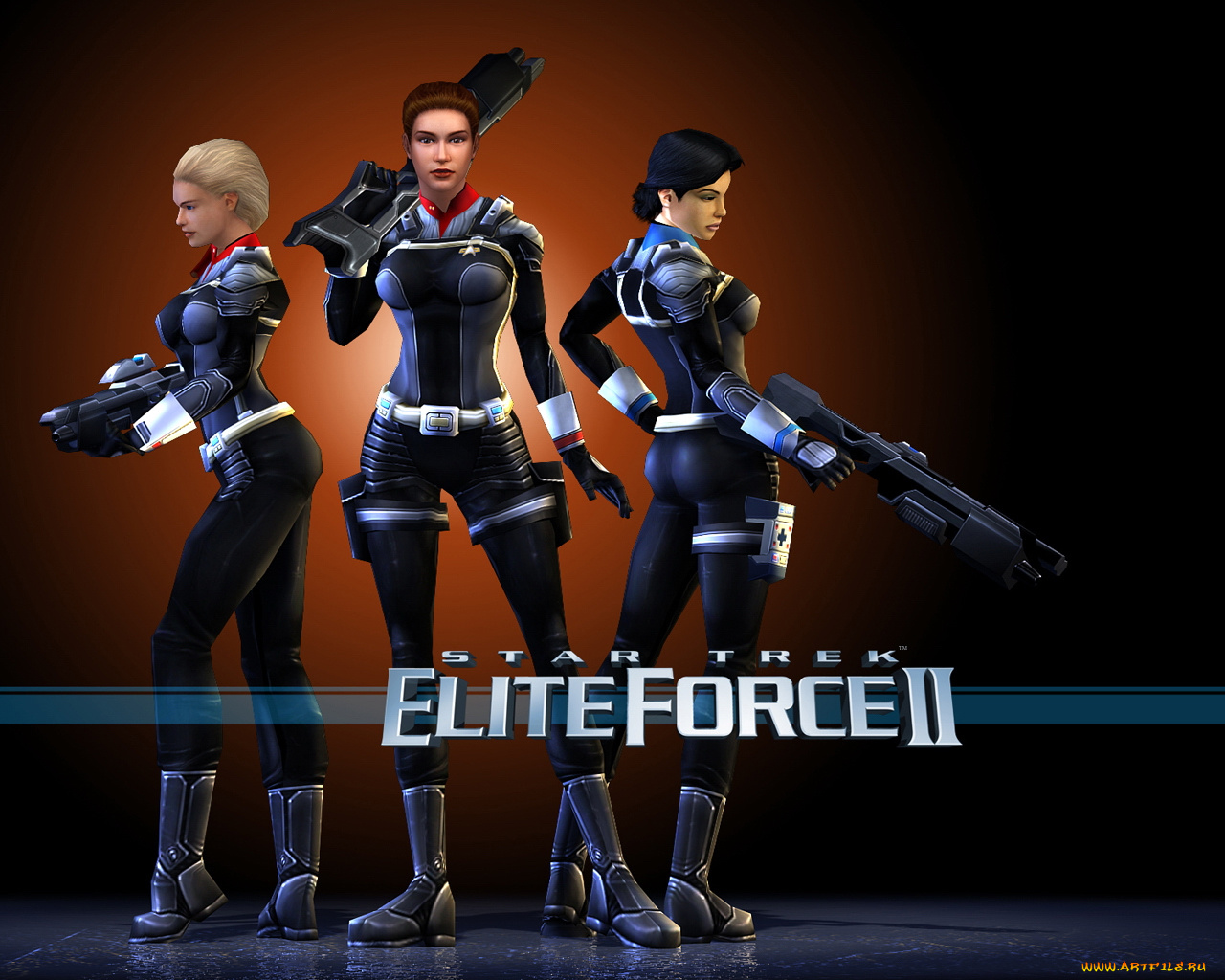 eliteforce, видео, игры, star, trek, elite, force, ii