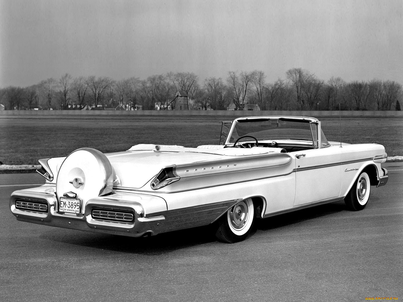 1957, mercury, turnpike, cruiser, convertible, автомобили