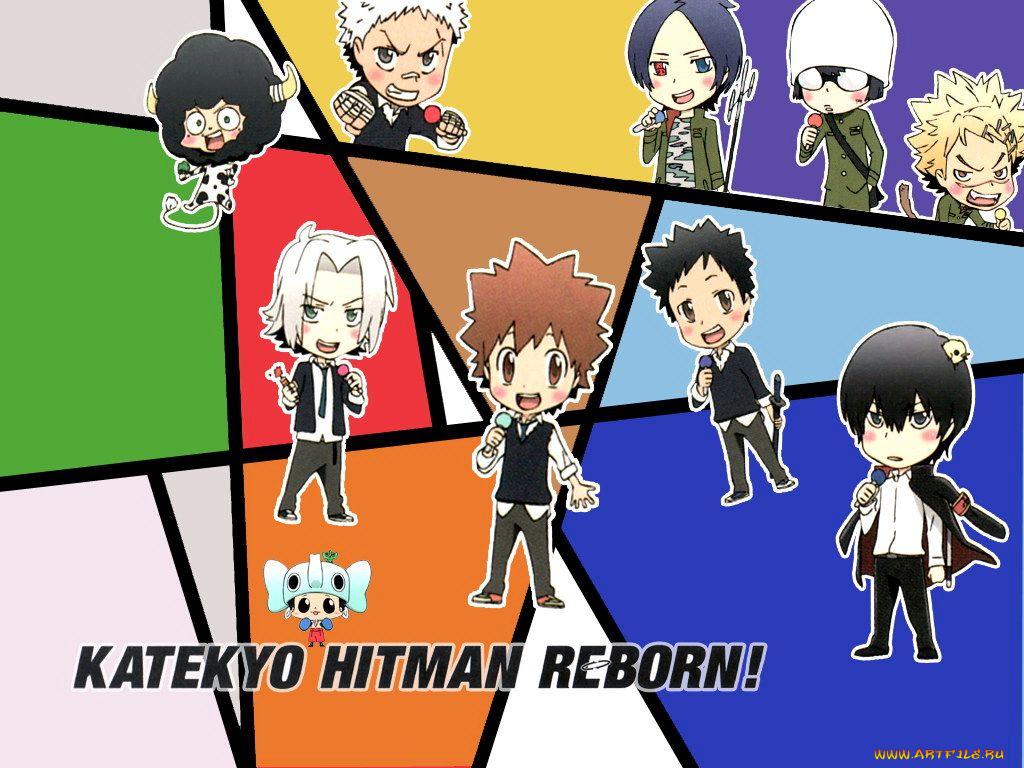 аниме, katekyo, hitman, reborn