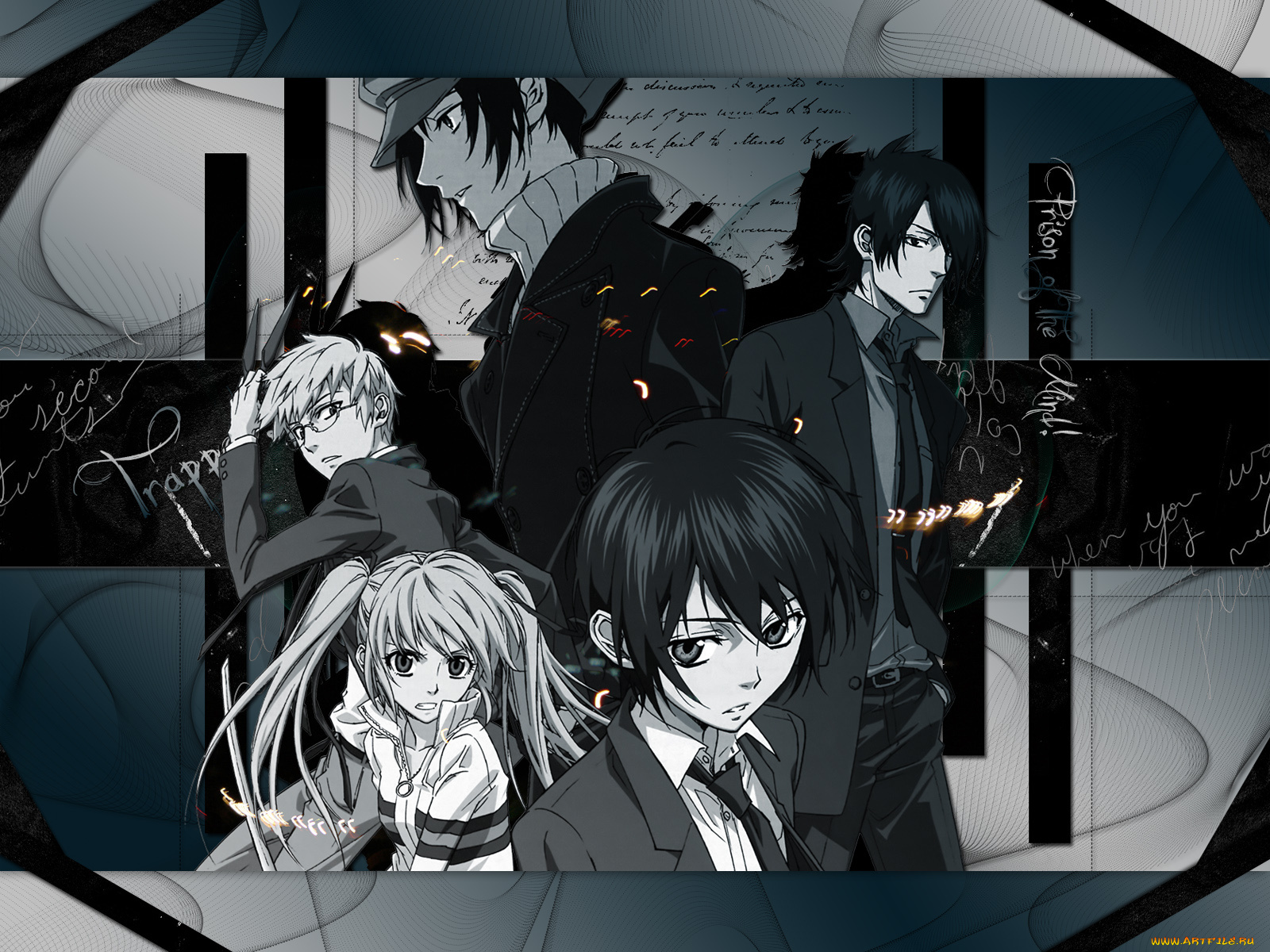 аниме, nabari, no, ou