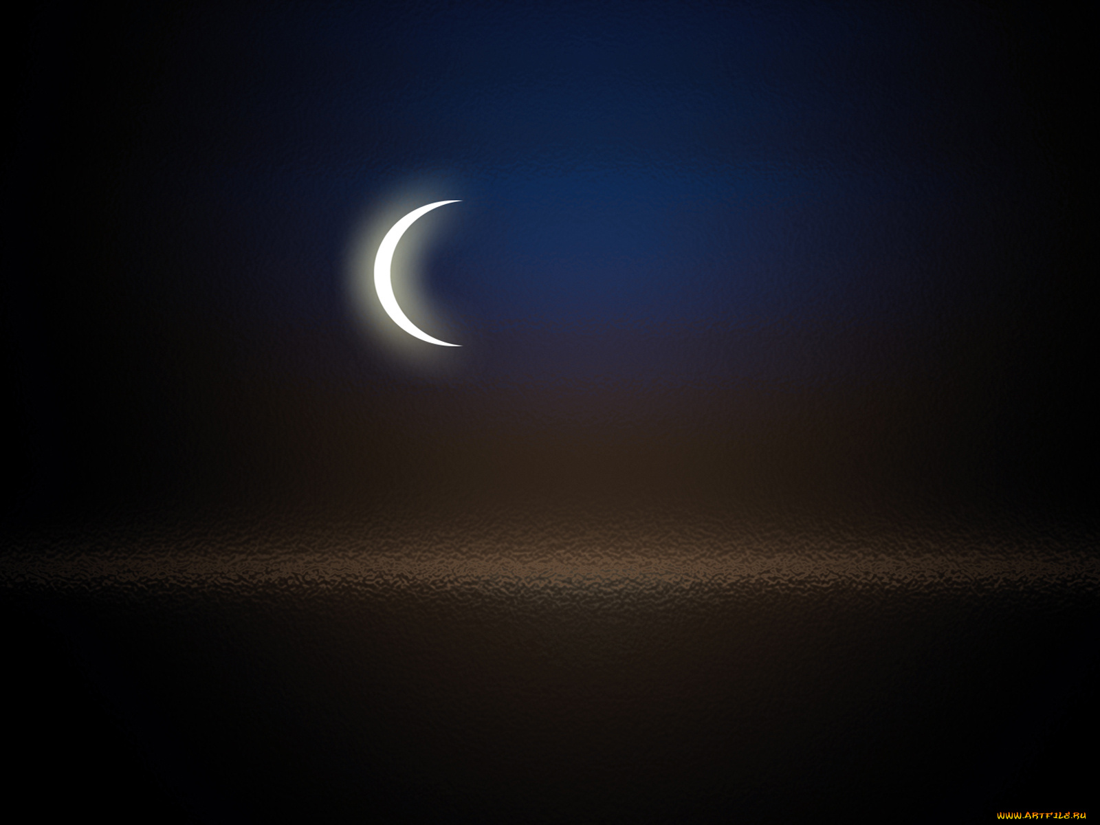 3д, графика, nature, landscape, природа, ночь, лдуна