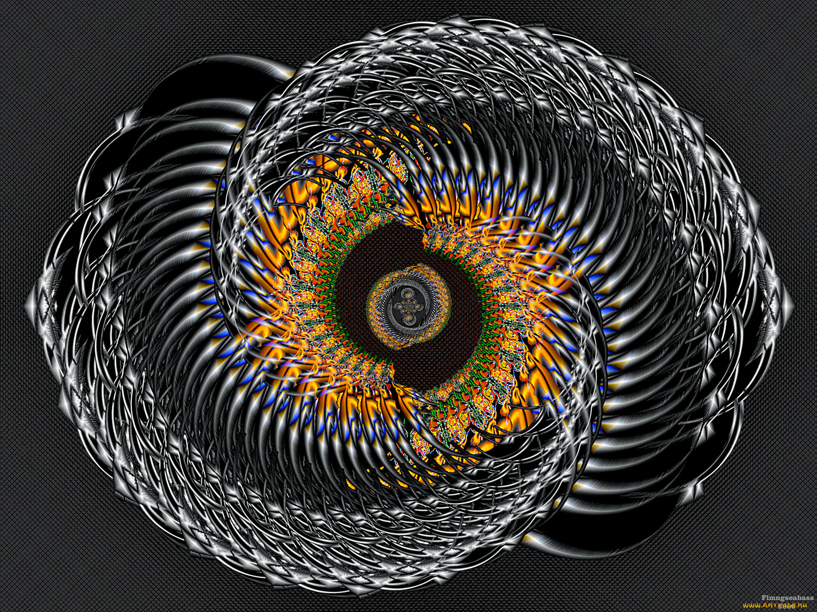 3д, графика, fractal, фракталы