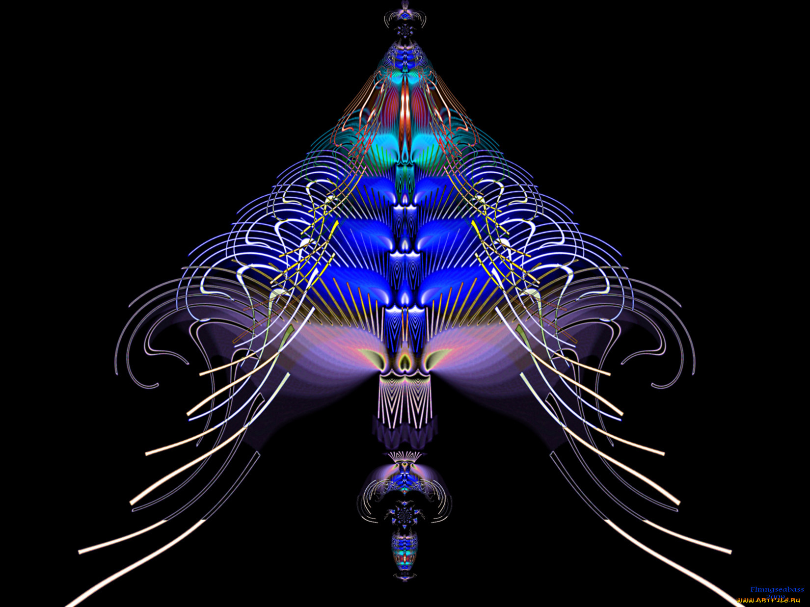 3д, графика, fractal, фракталы