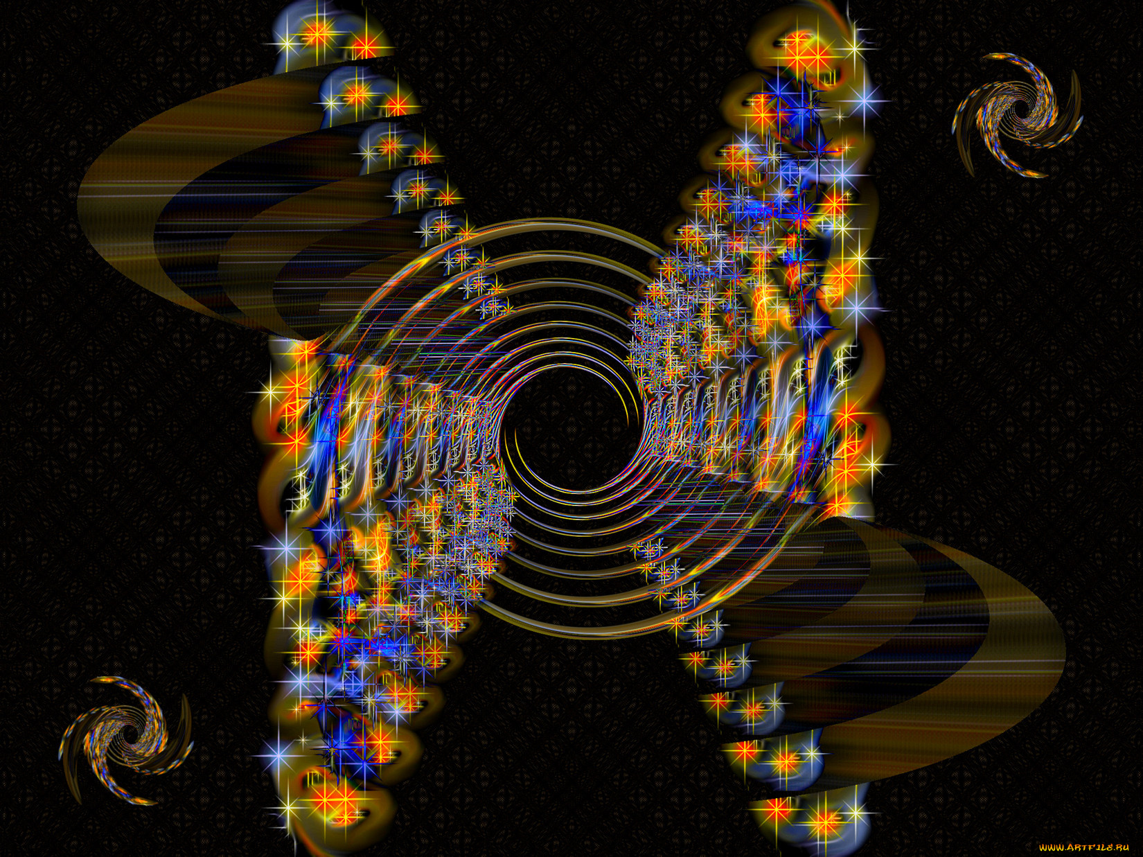 3д, графика, fractal, фракталы