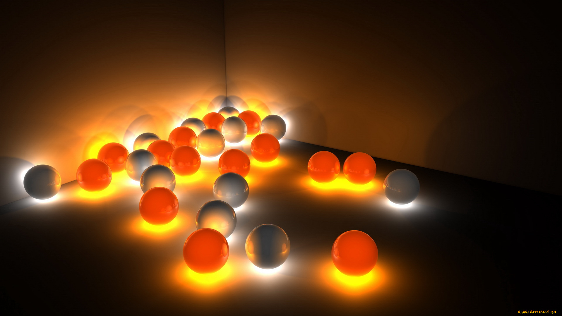 3д, графика, другое, шары