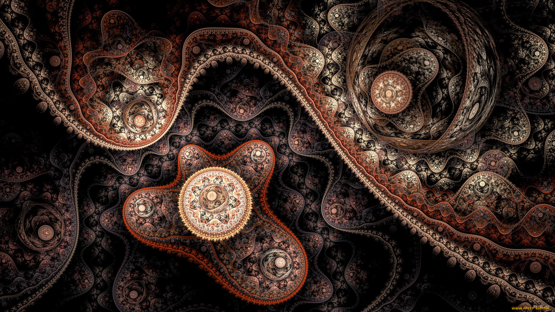 3д, графика, fractal, фракталы
